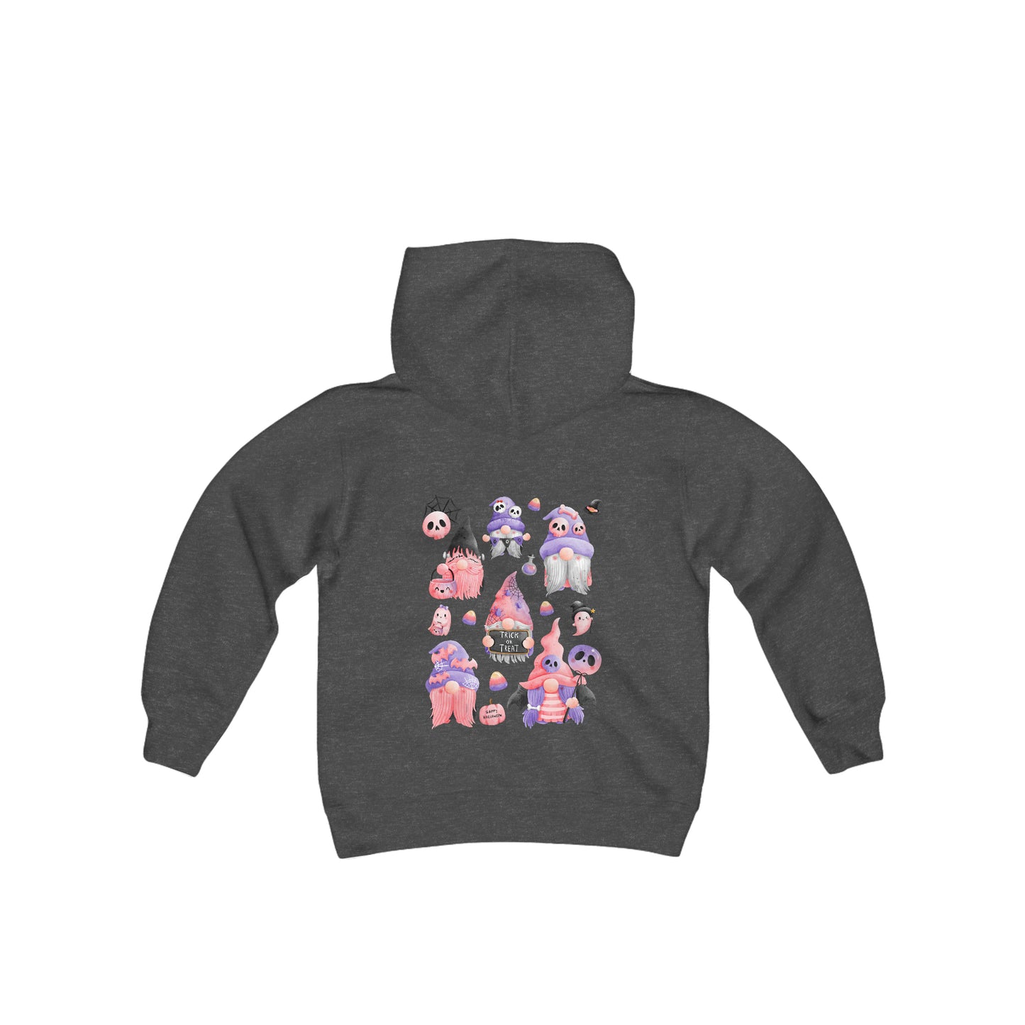 Youth Gnome Halloween Pink/Purple Hoodie version 2