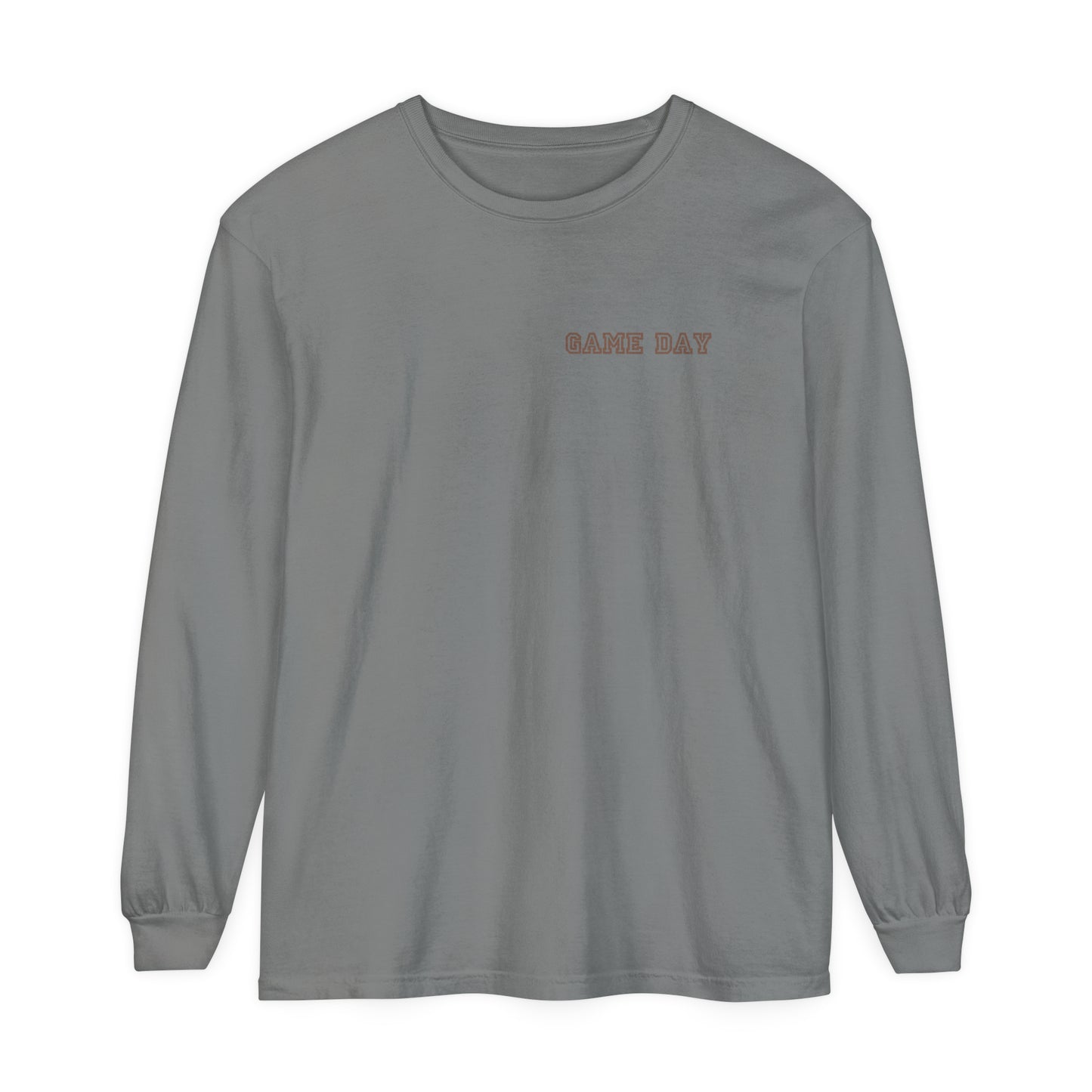 Football Mom Long Sleeve Comfort Colors T Shirt