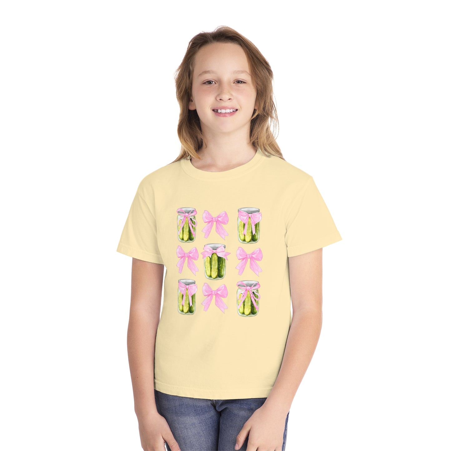 Pickles & Bows Youth Comfort Colors Tee