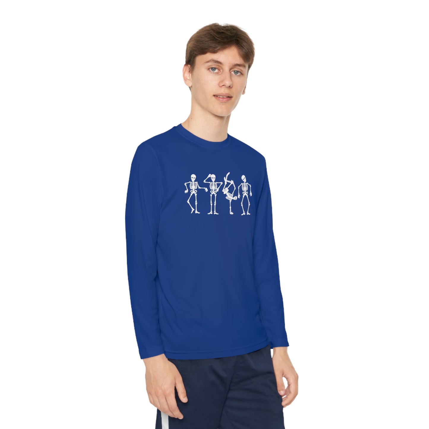 Youth Dancing Skelly Long Sleeve T-Shirt