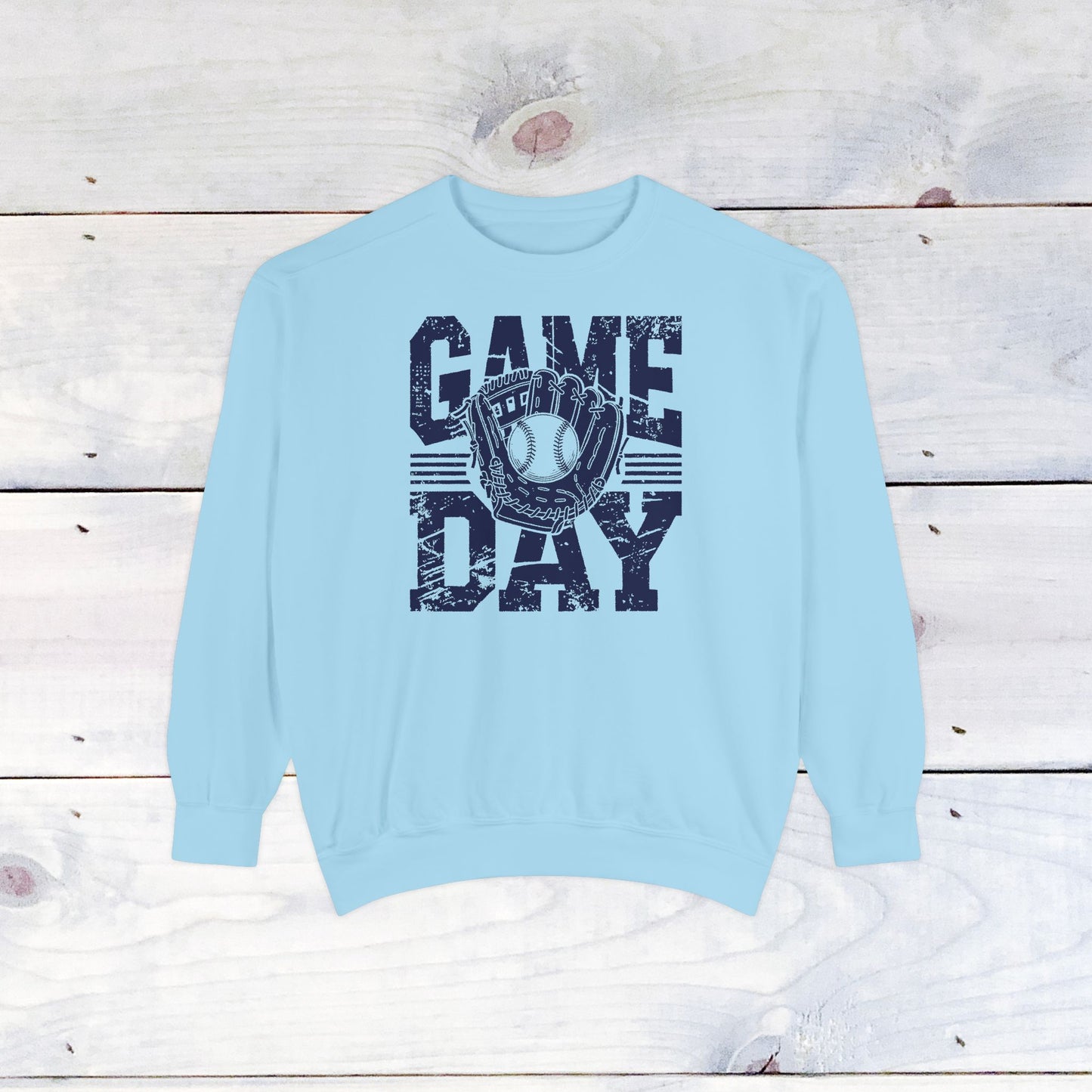 Navy Game Day Comfort Colors Sweater