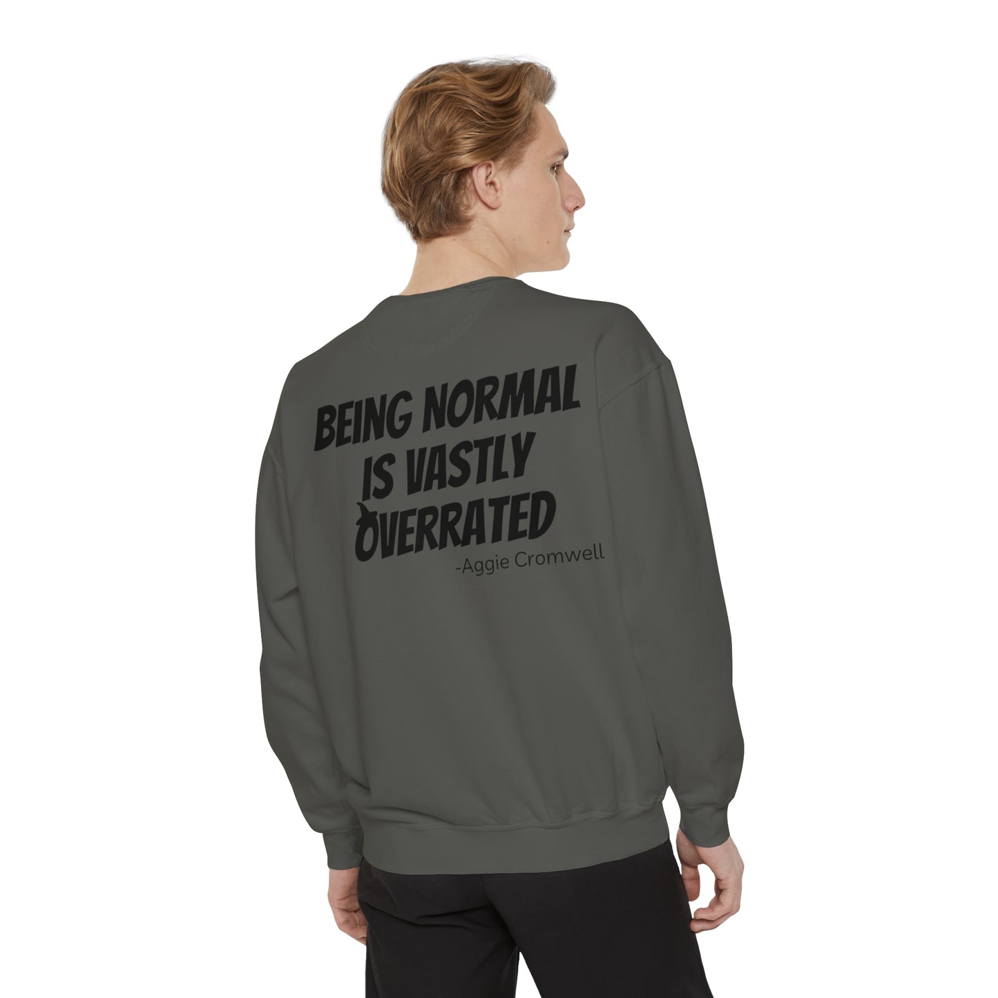 Skull Front, Vastly Overrated Back - Comfort Colors Pullover - Multi Color Options