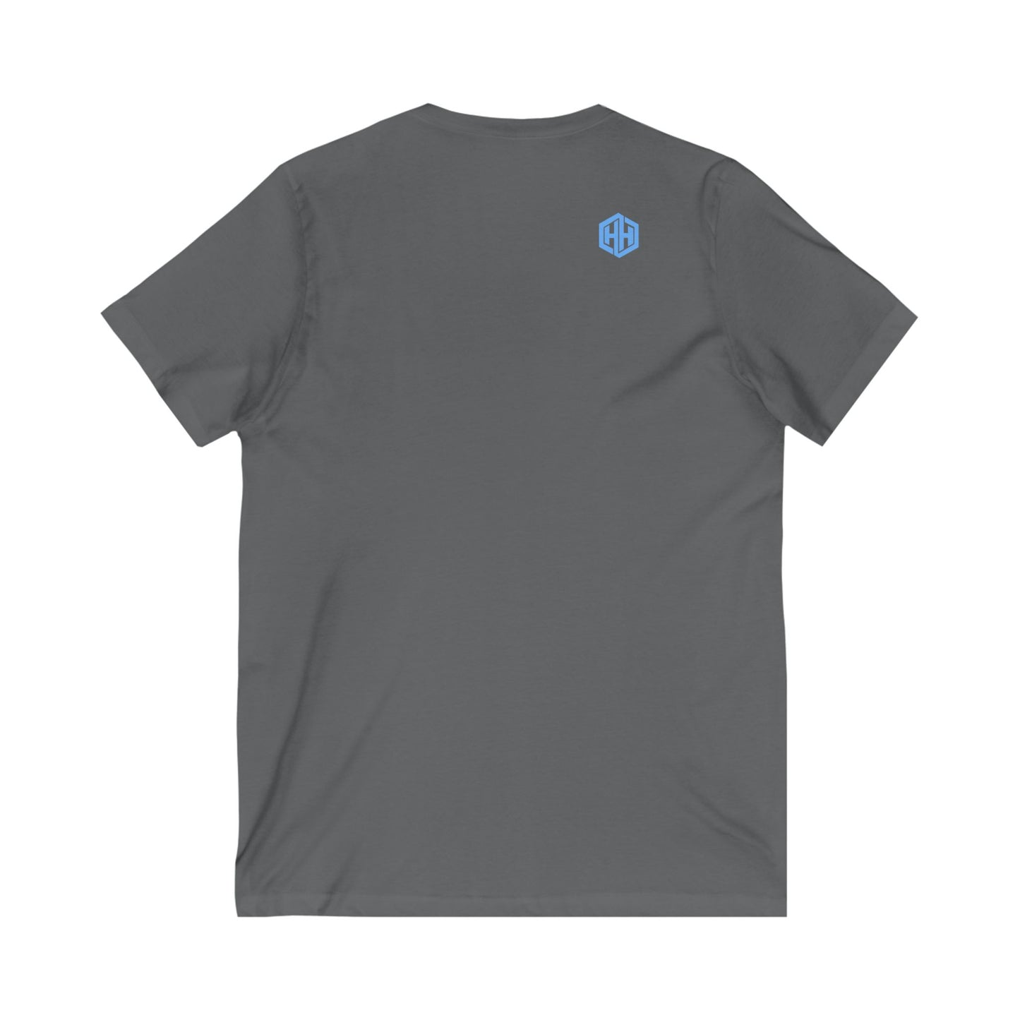 Hamm Repeat Unisex V-Neck Tee, mini logo on back