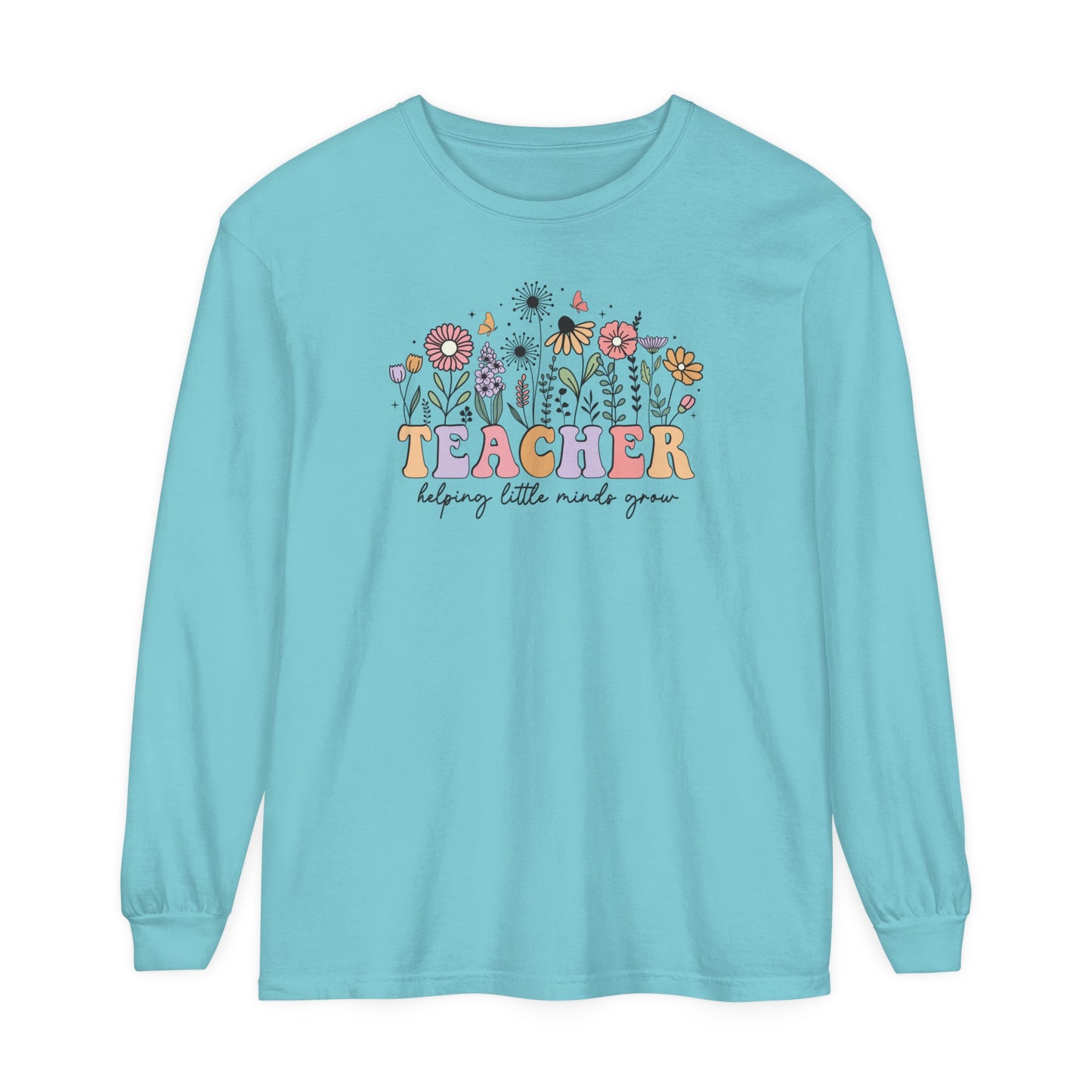 Teacher Long Sleeve Comfort Colors T-Shirt