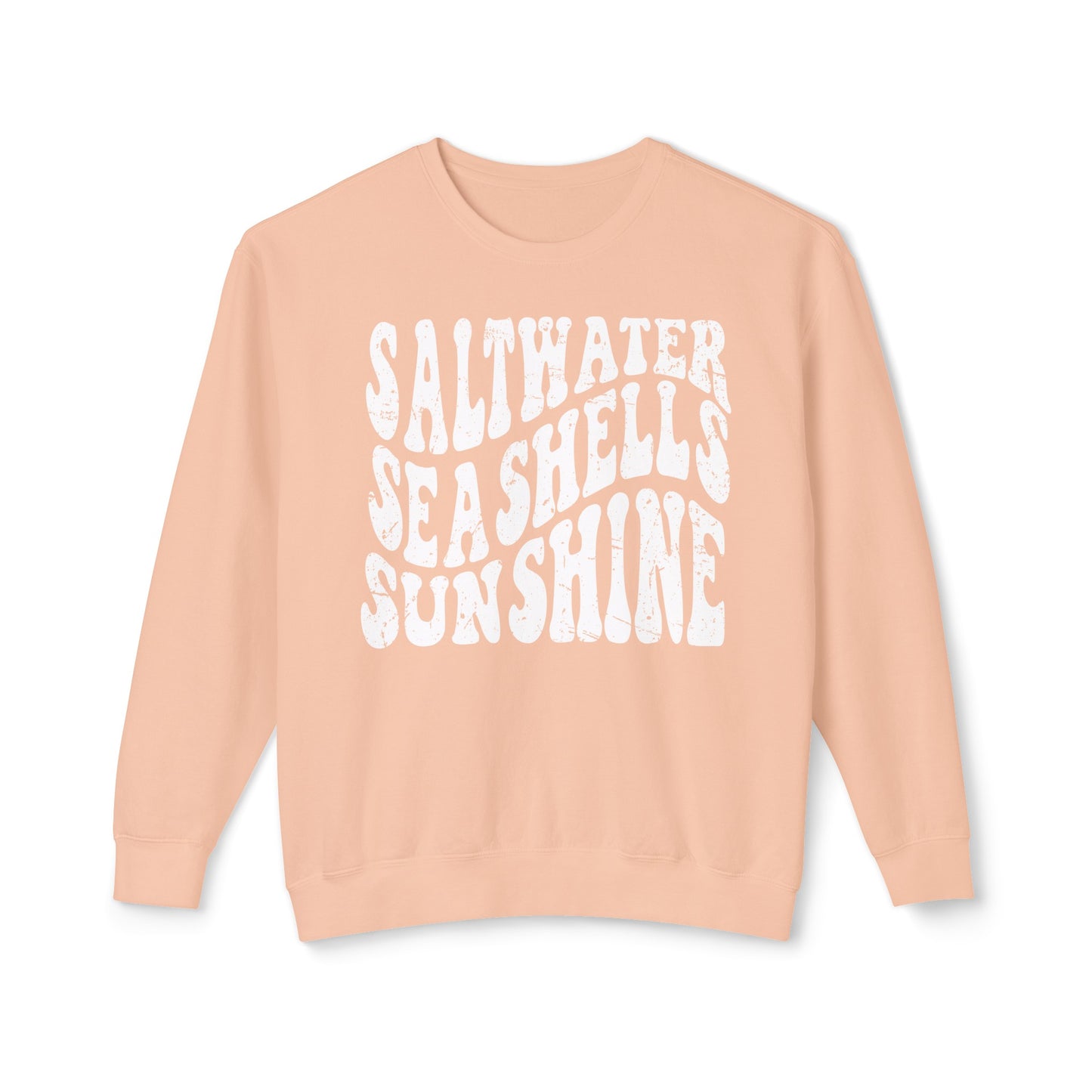 Sunshine, Seashells, Saltwater Comfort Colors Sweater