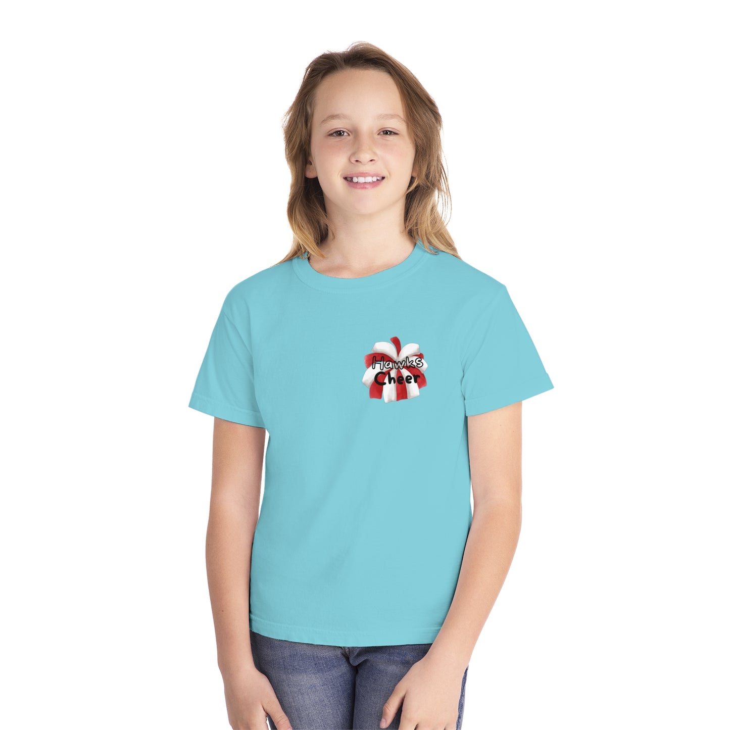 Youth Fun Hawks Cheer Tee