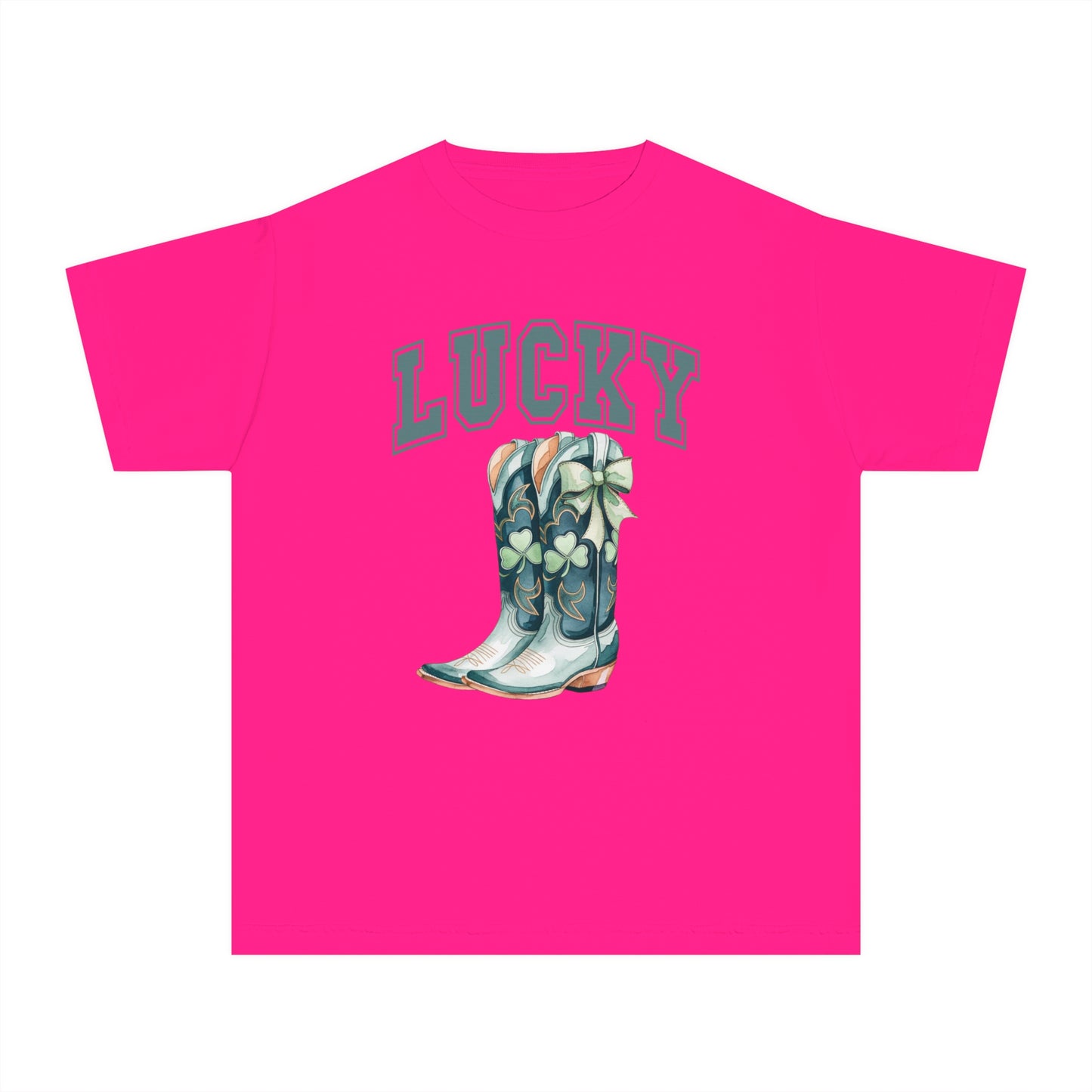 Lucky Girl Youth Comfort Colors Tee