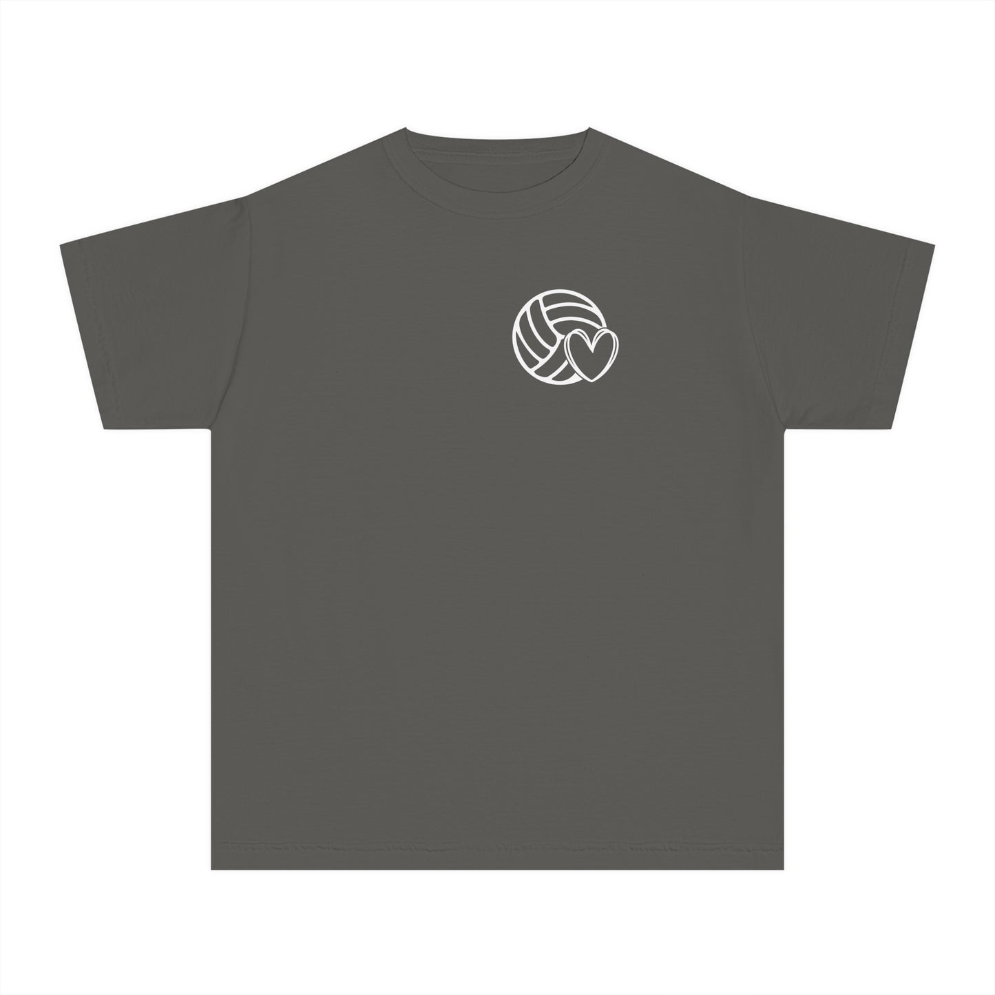 Fun Youth Volleyball Comfort Colors Tee