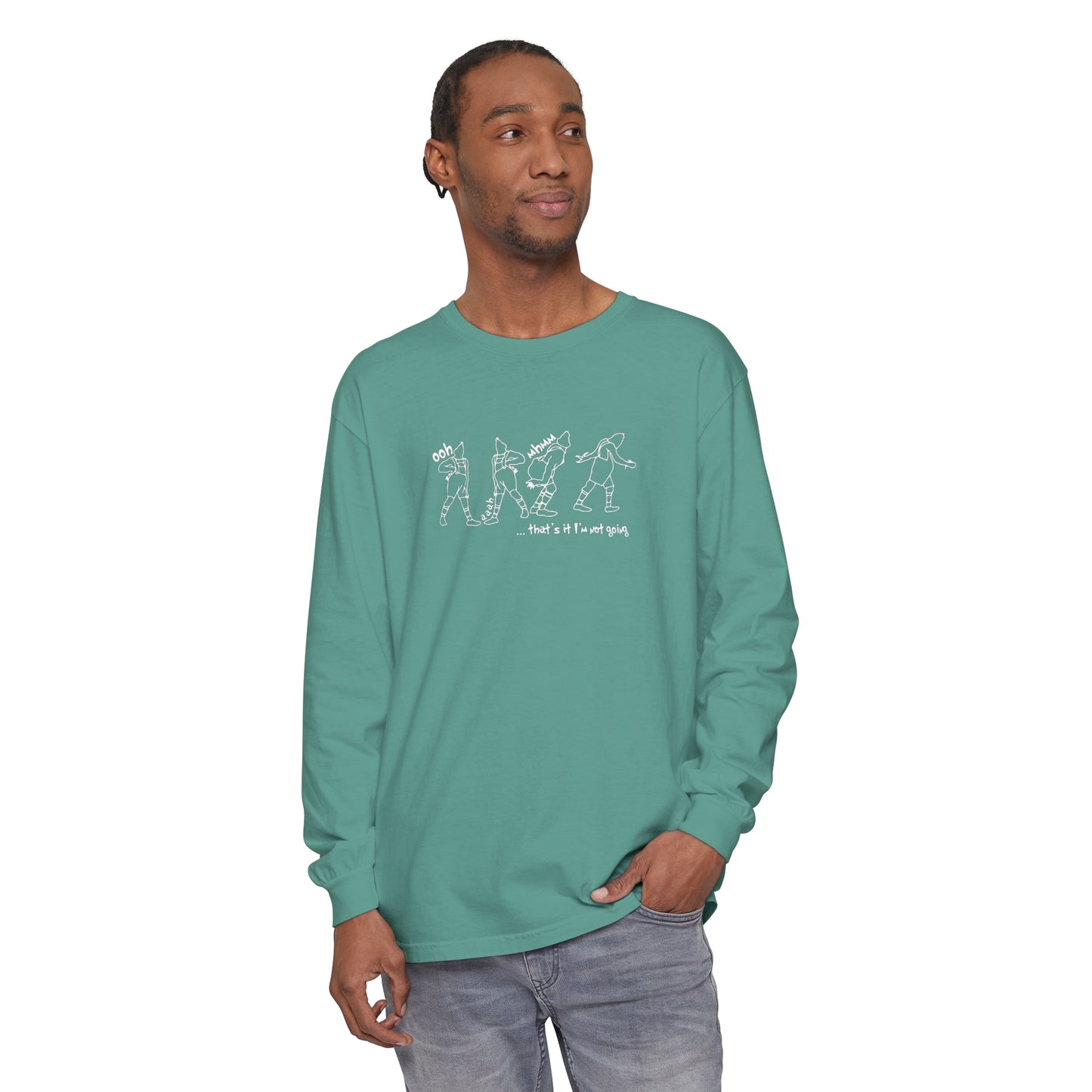 Grinch Comfort Colors Long Sleeve Shirt