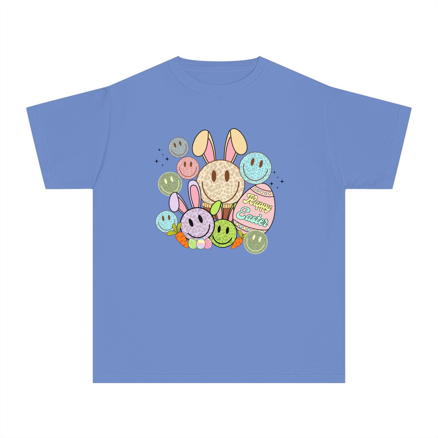 Funky Easter Youth Comfort Colors Tee