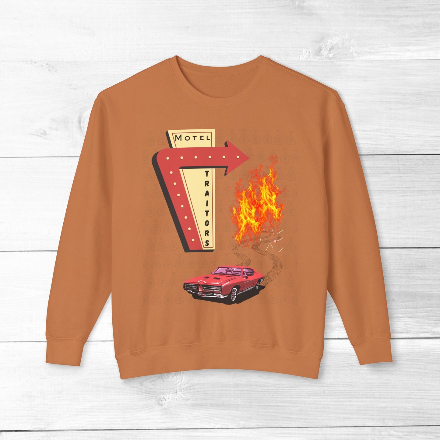 Motel Traitors, Getaway Car - Comfort Colors Sweater