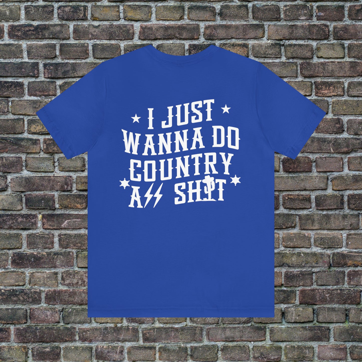 Wallen Tour Shirt - Beer Can Front, Country A$$ Sh*t Back  Unisex T-shirt, White Text