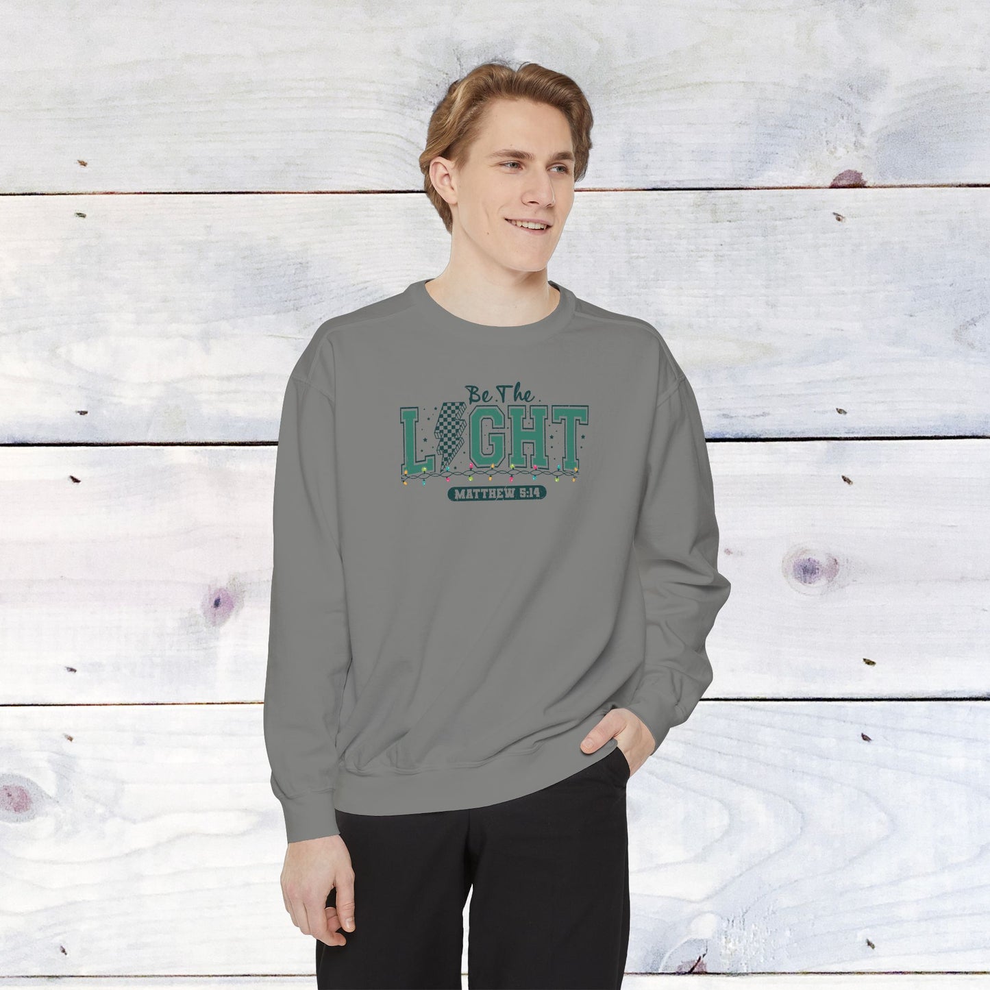 Be the Light Comfort Colors Sweater
