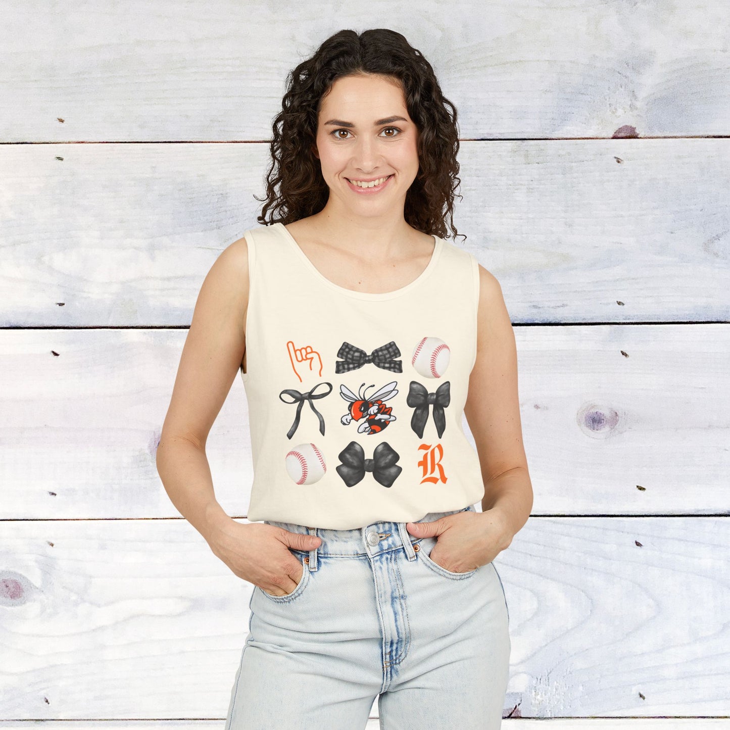 Jacket Baseball Grid Comfort Colors Tank Top