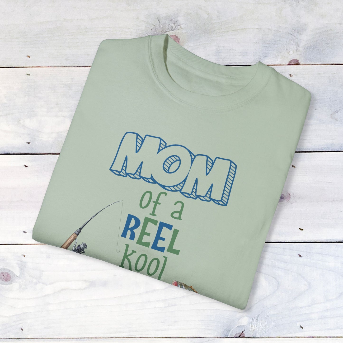Mom of a Reel Kool One Year Old Unisex Comfort Colors Shirt