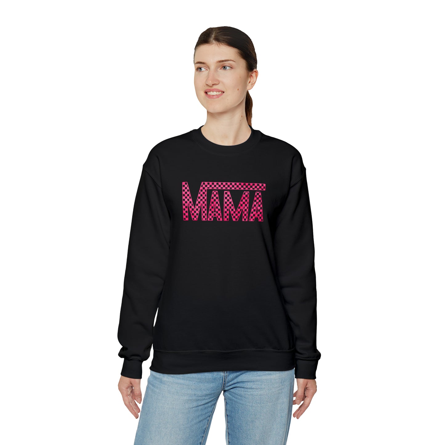 Pink Mama Checkered Sweater