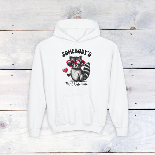 Somebody's Feral Valentine Youth Hoodie