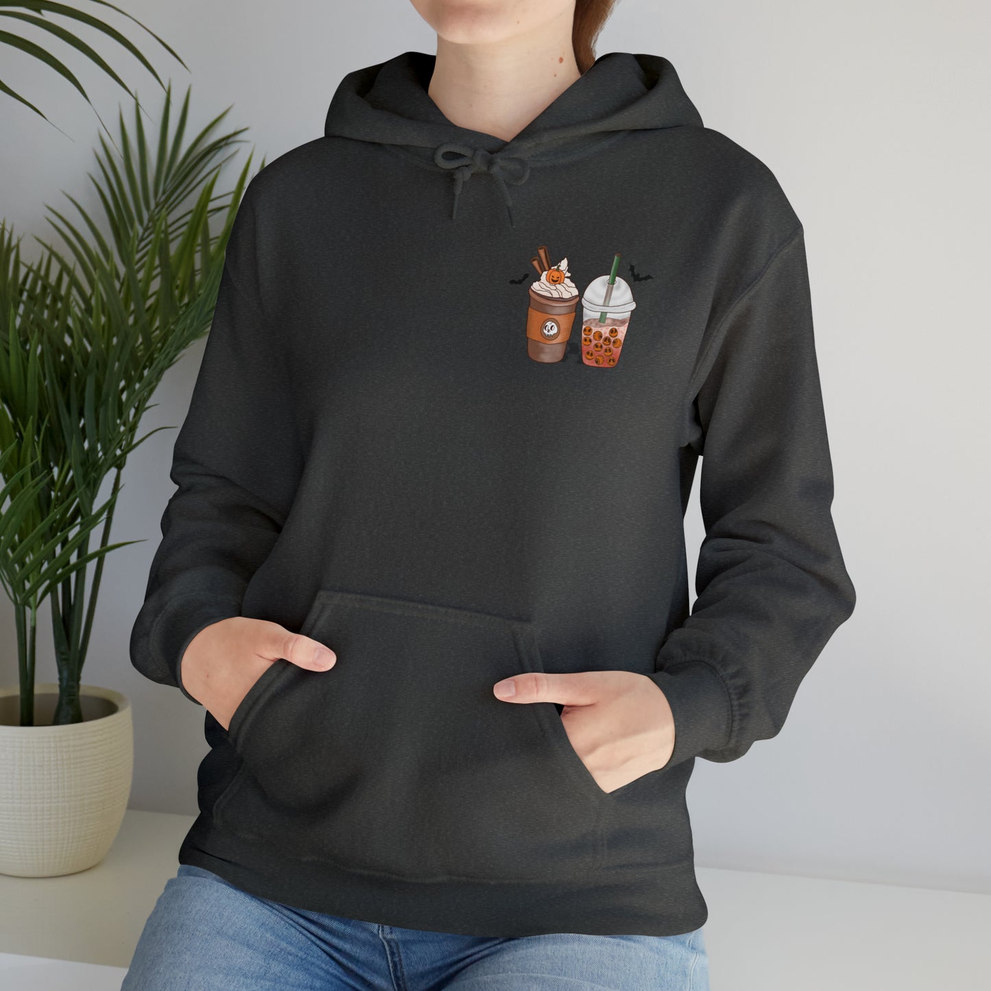 Halloween Coffee Hoodie - Hocus Pocus I need Coffee to Focus Back