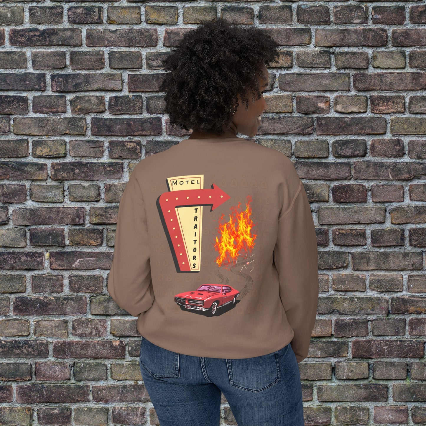 Motel Traitors, Getaway Car - Comfort Colors Sweater