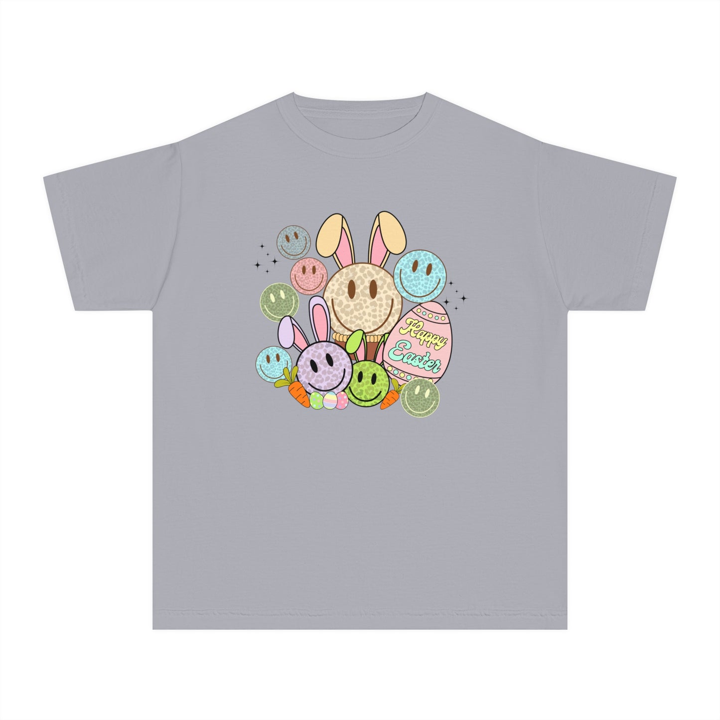 Funky Easter Youth Comfort Colors Tee