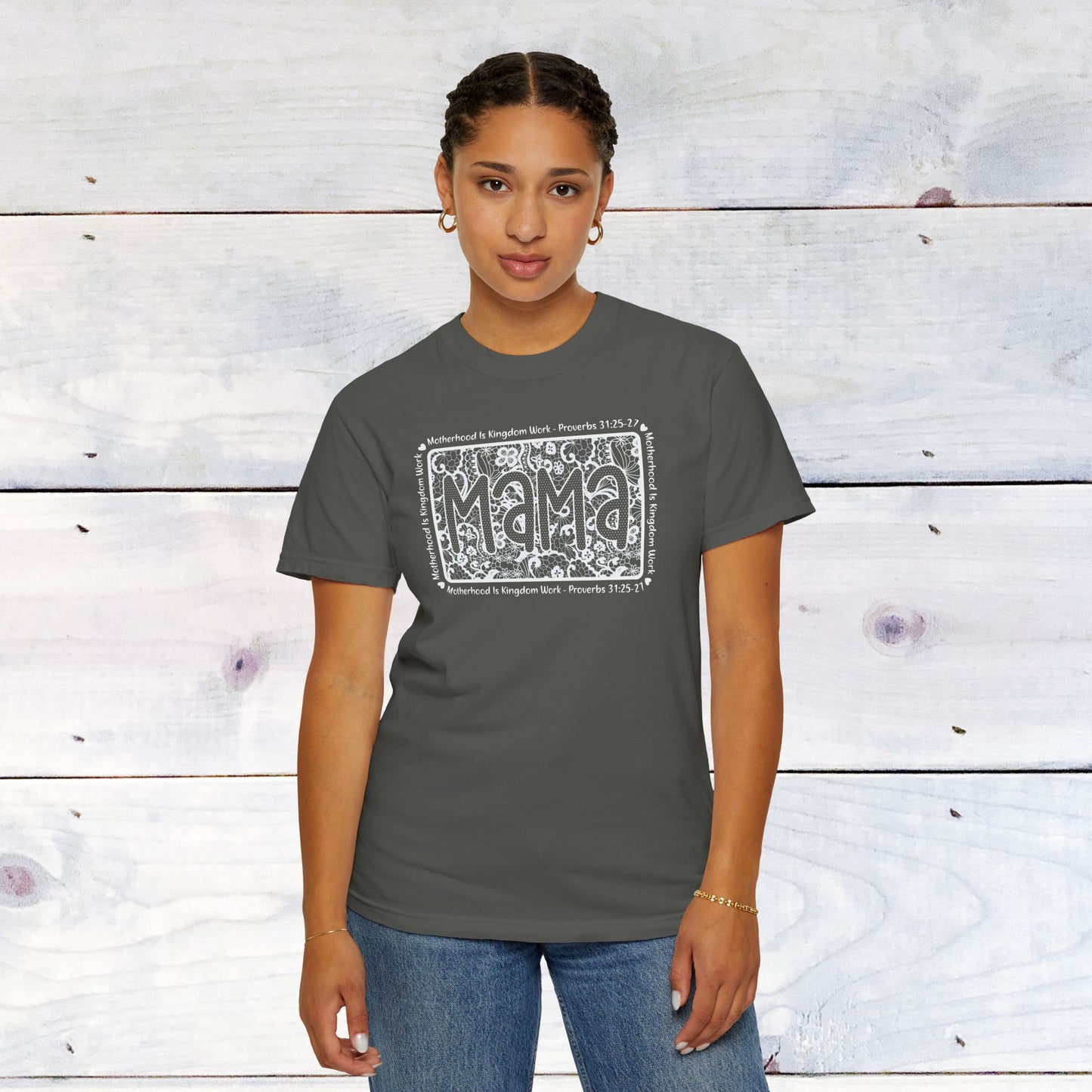 Mama Lace Comfort Colors Unisex Shirt