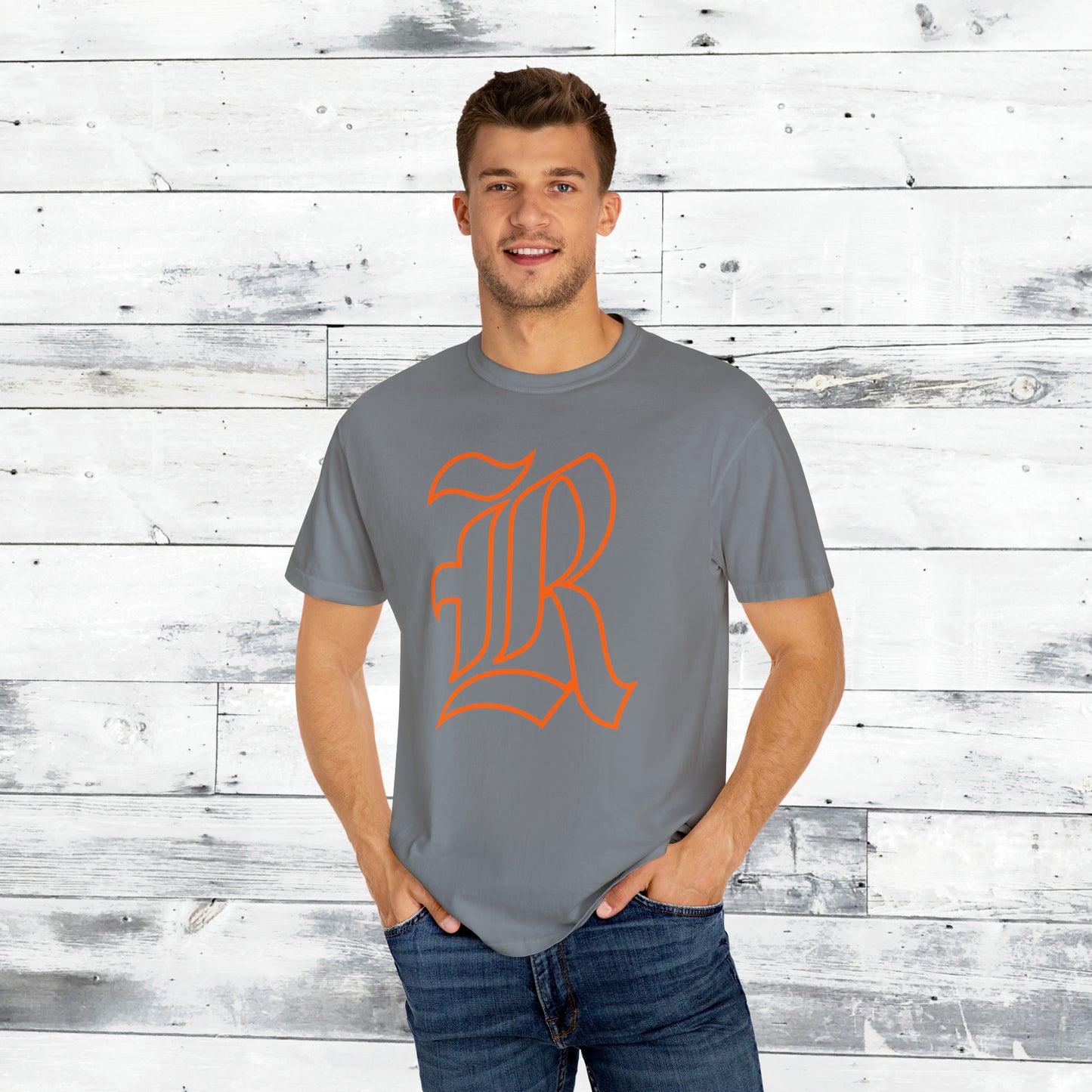 The Original Rockwall R Outline - Comfort Colors T