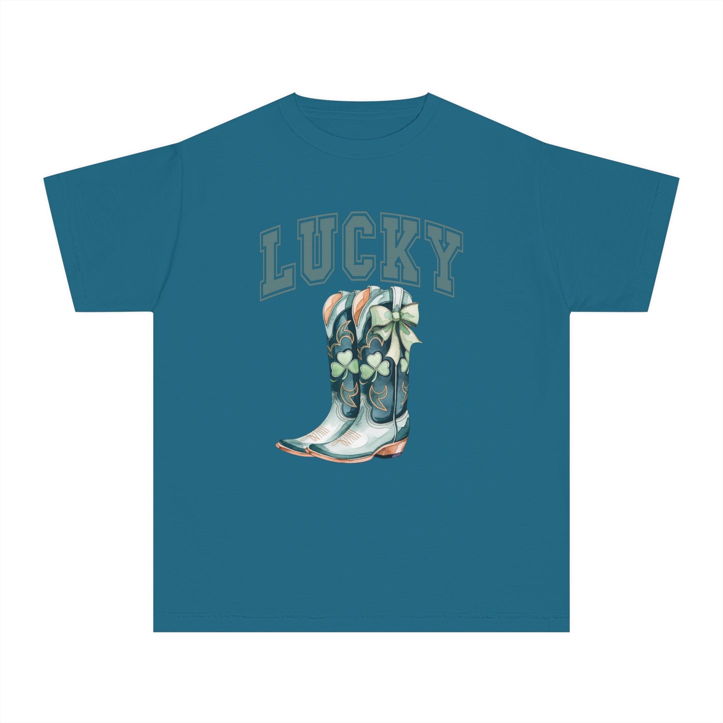 Lucky Girl Youth Comfort Colors Tee