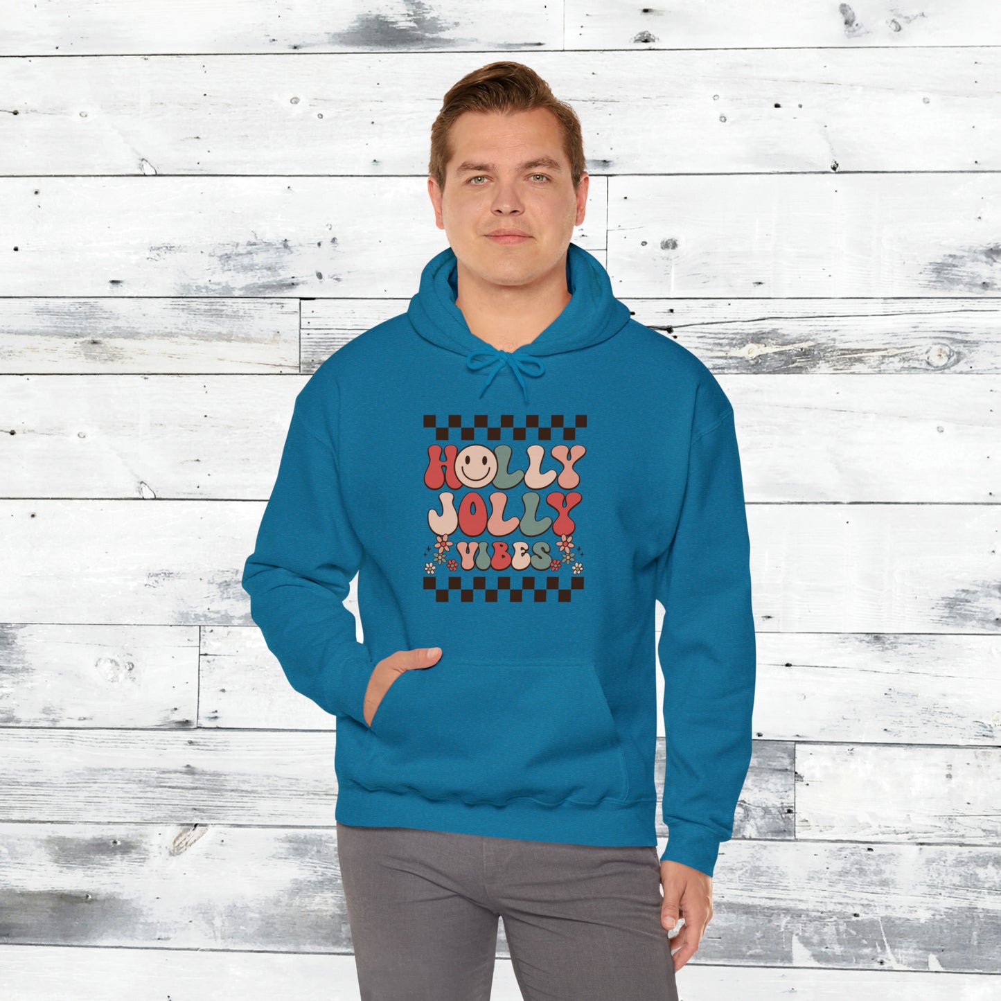 Holly Jolly Vibes Hoodie