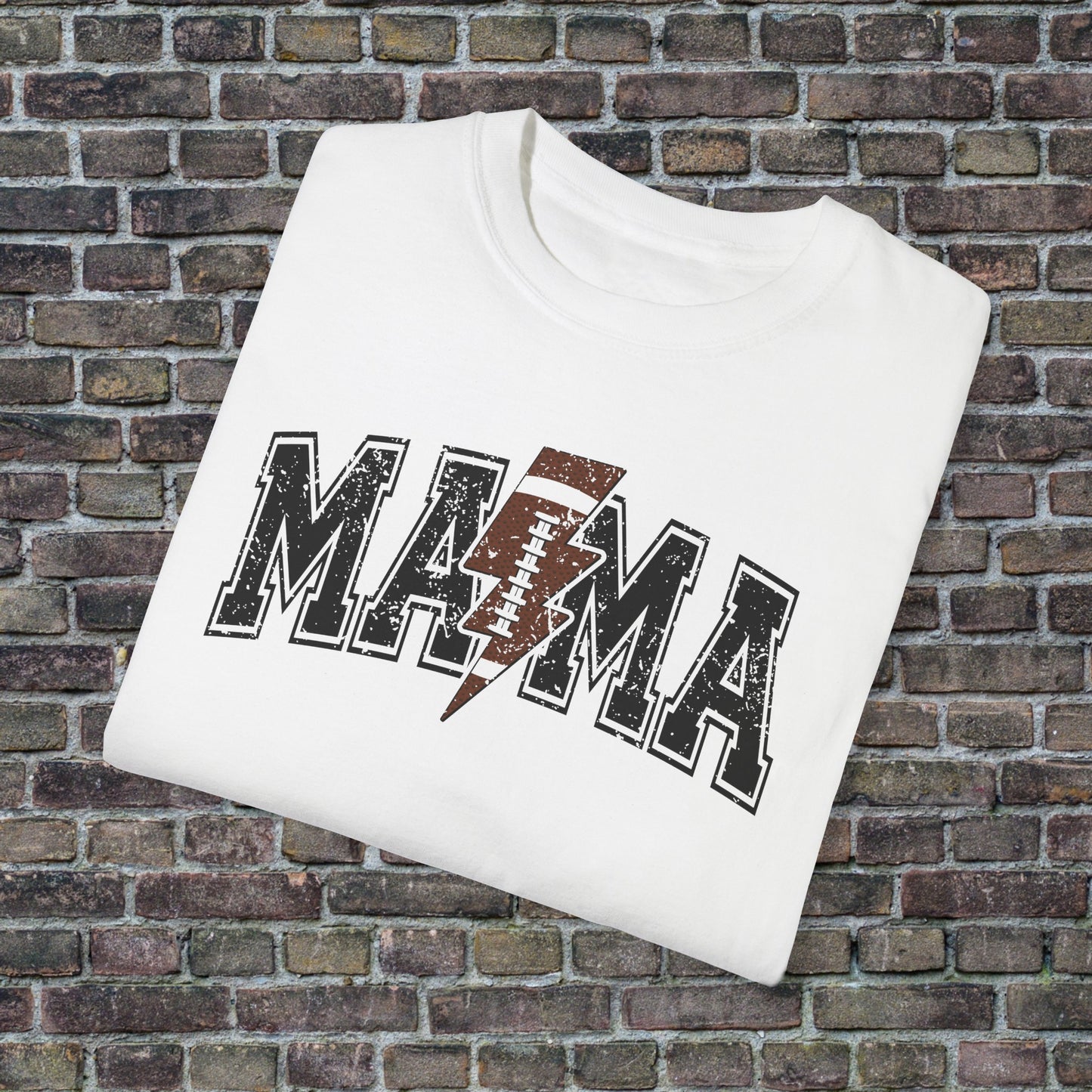 Football Mama Bolt Comfort Colors T