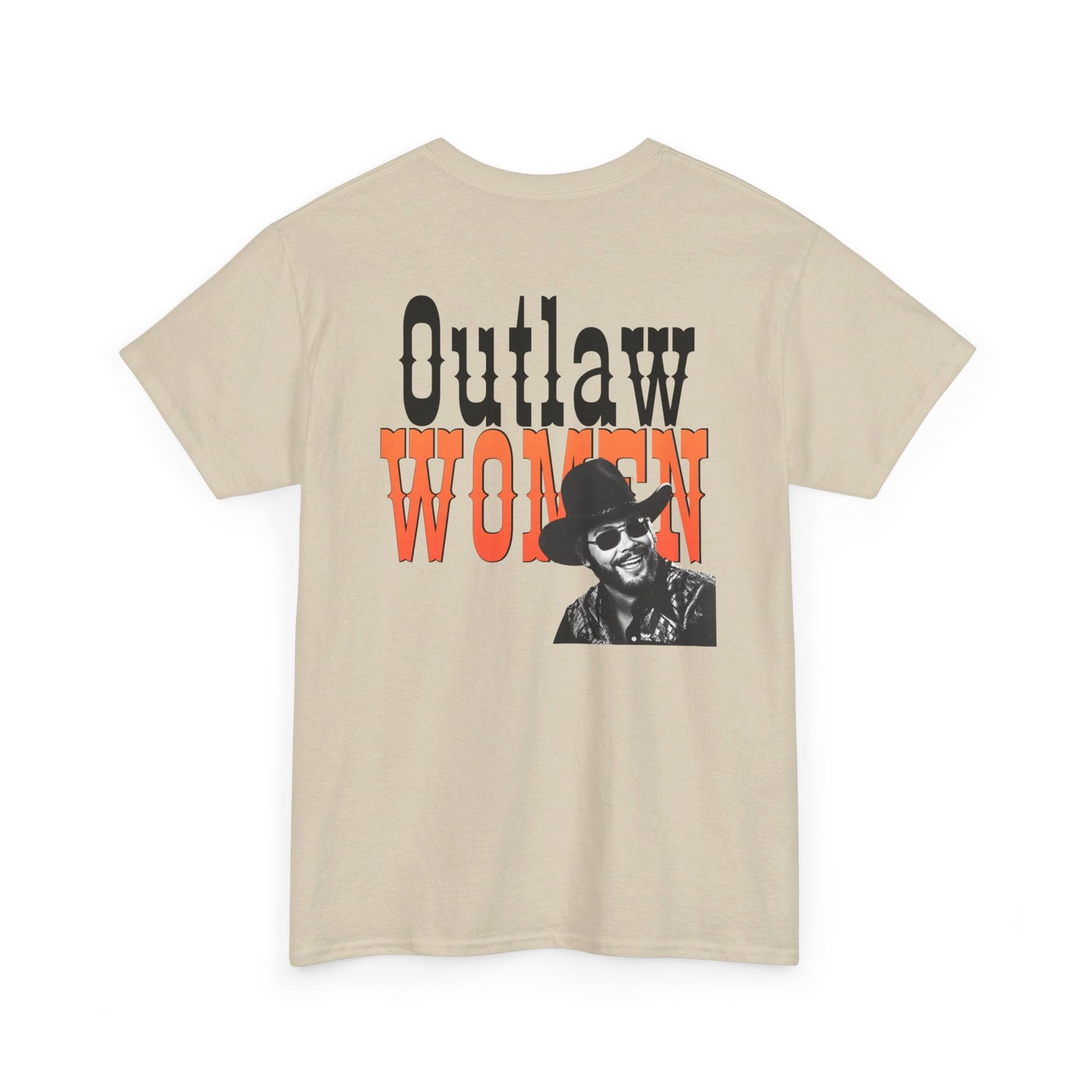 Hank Outlaw Women Unisex Cotton Tee
