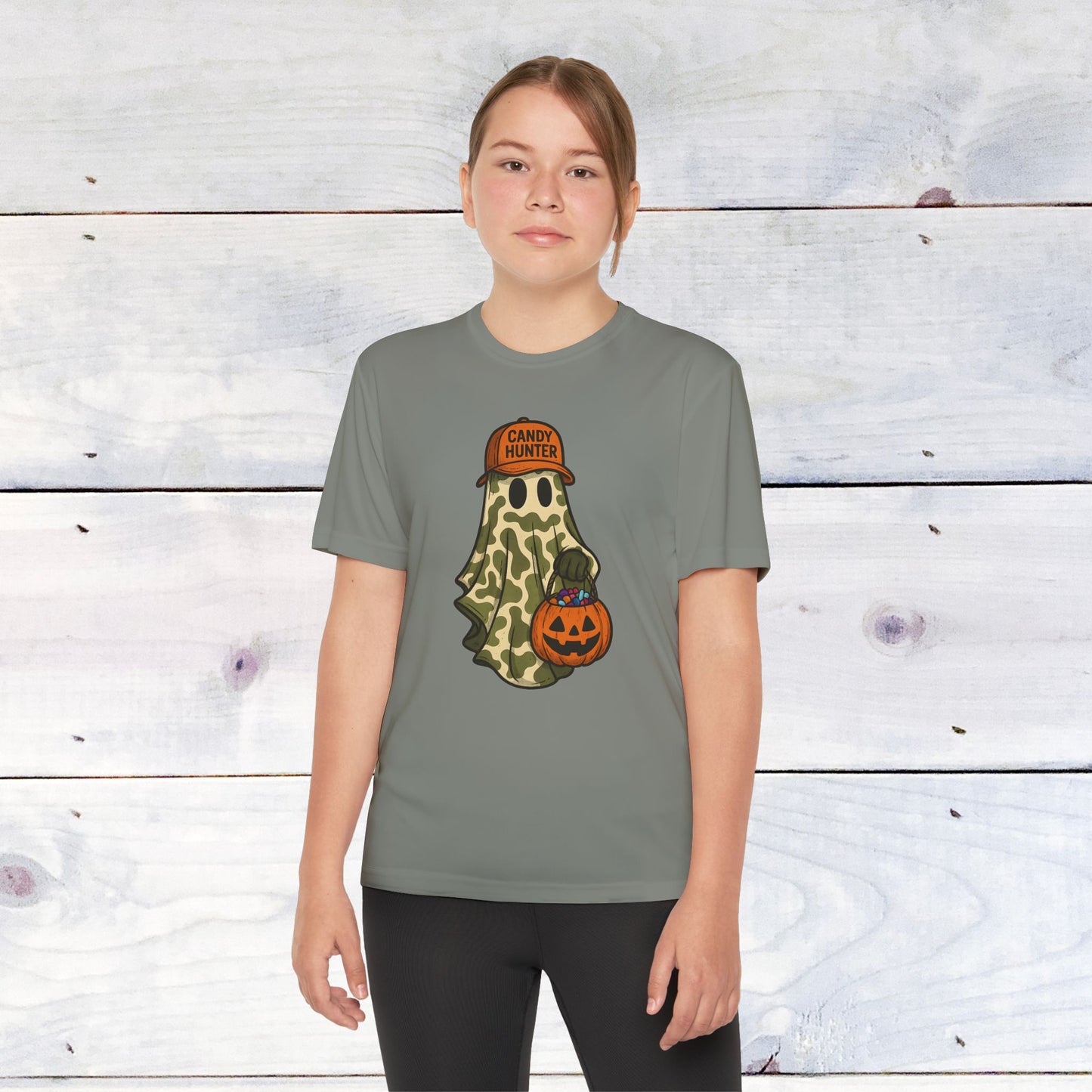 Candy Hunter Youth Sport-Tek Shirt