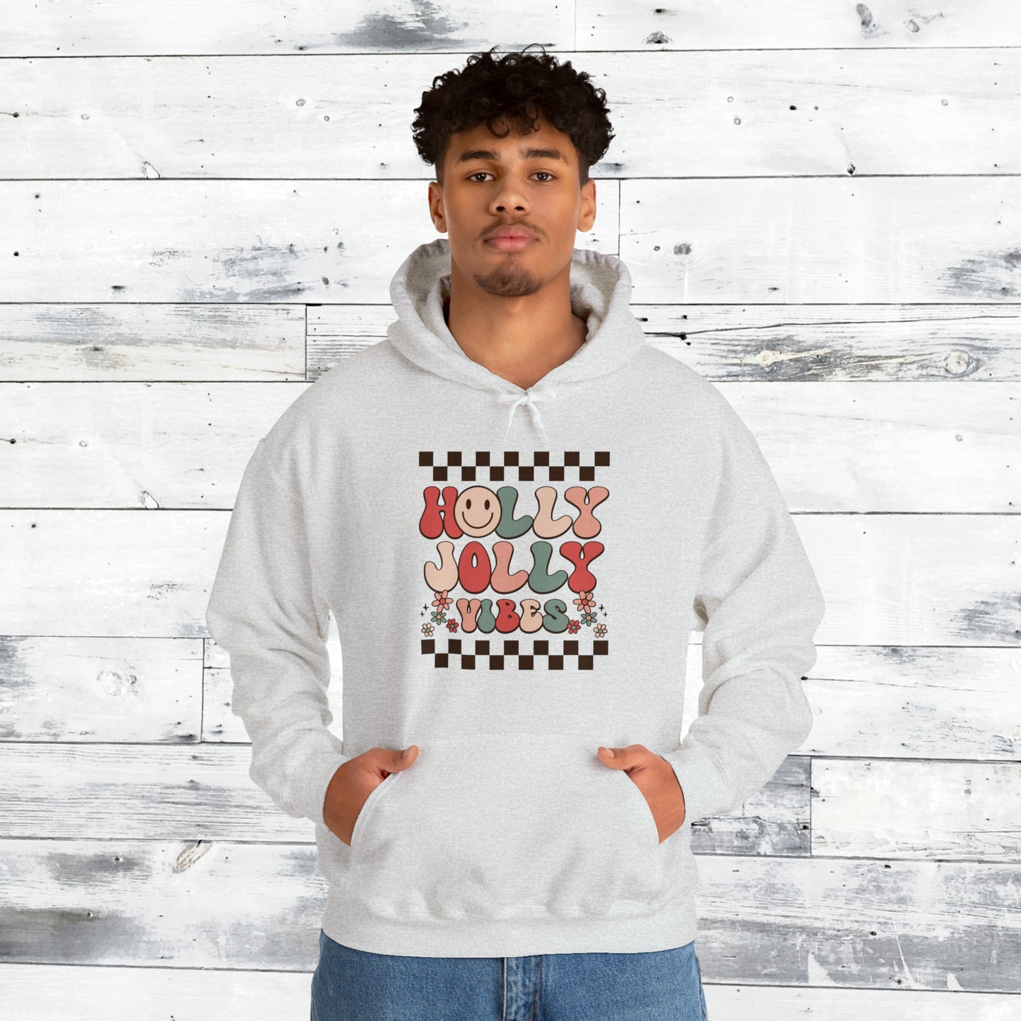 Holly Jolly Vibes Hoodie
