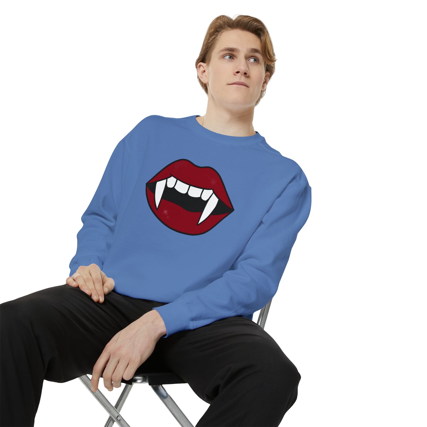 Vampire Fang Comfort Colors Sweater