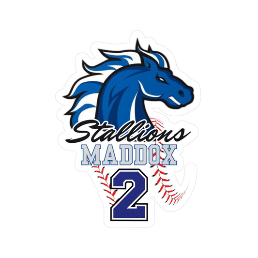 Stallions 2 Custom Vinyl Sticker