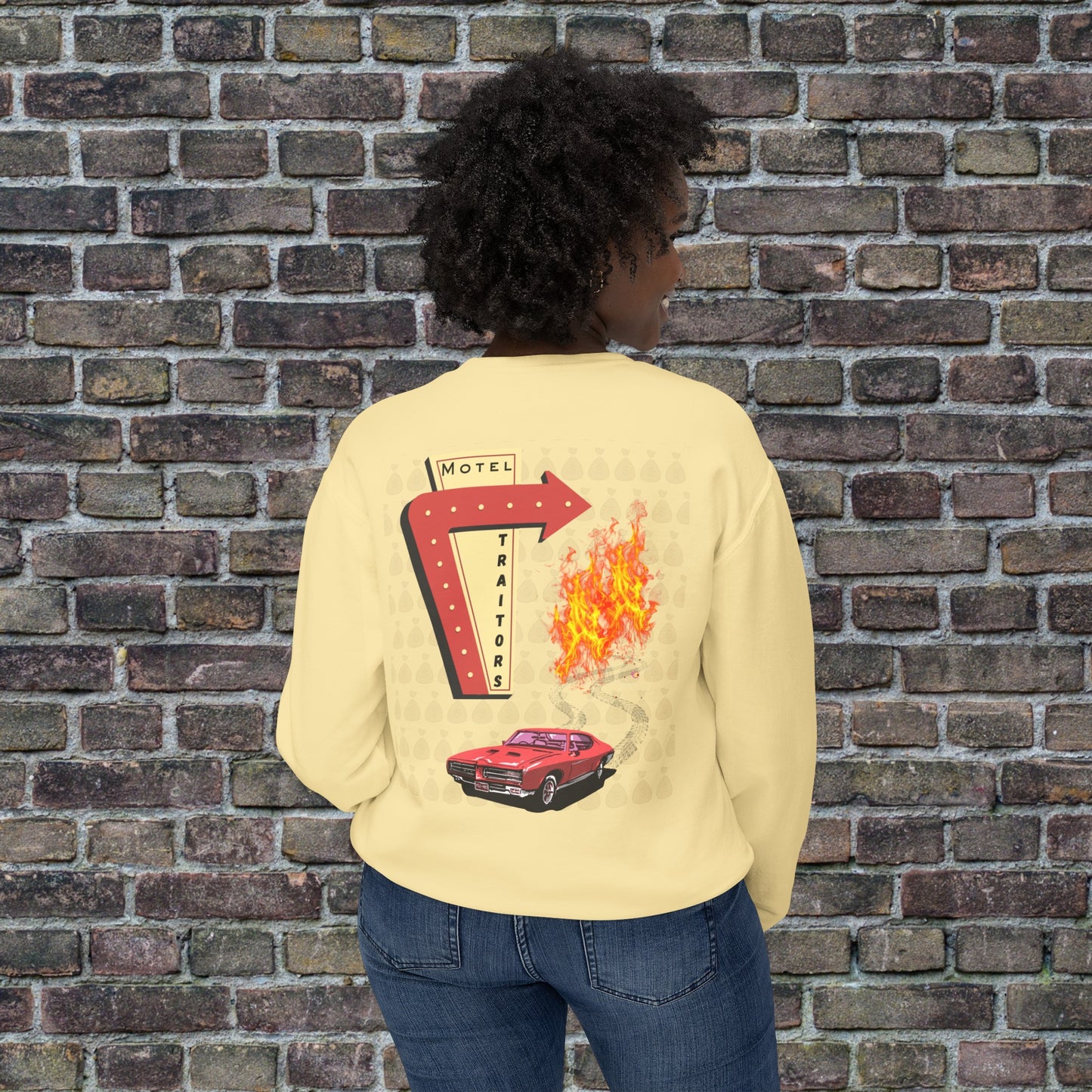 Motel Traitors, Getaway Car - Comfort Colors Sweater