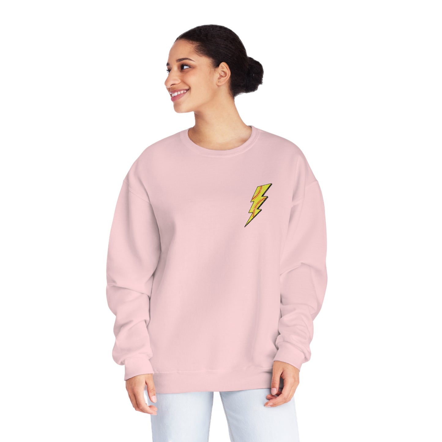 Softball Mama Sweater - White Text