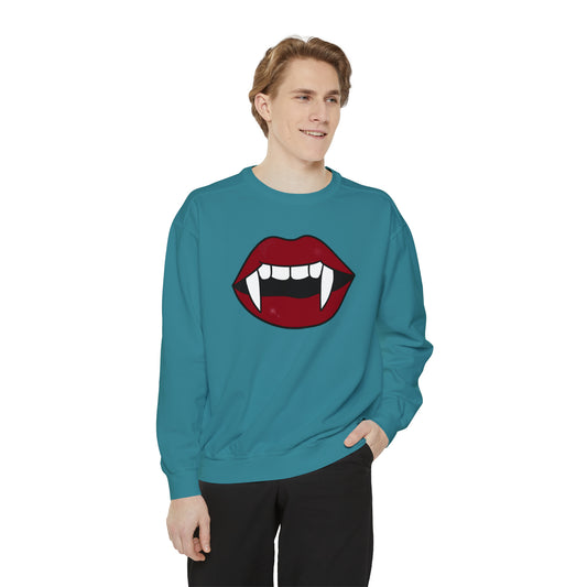 Vampire Fang Comfort Colors Sweater