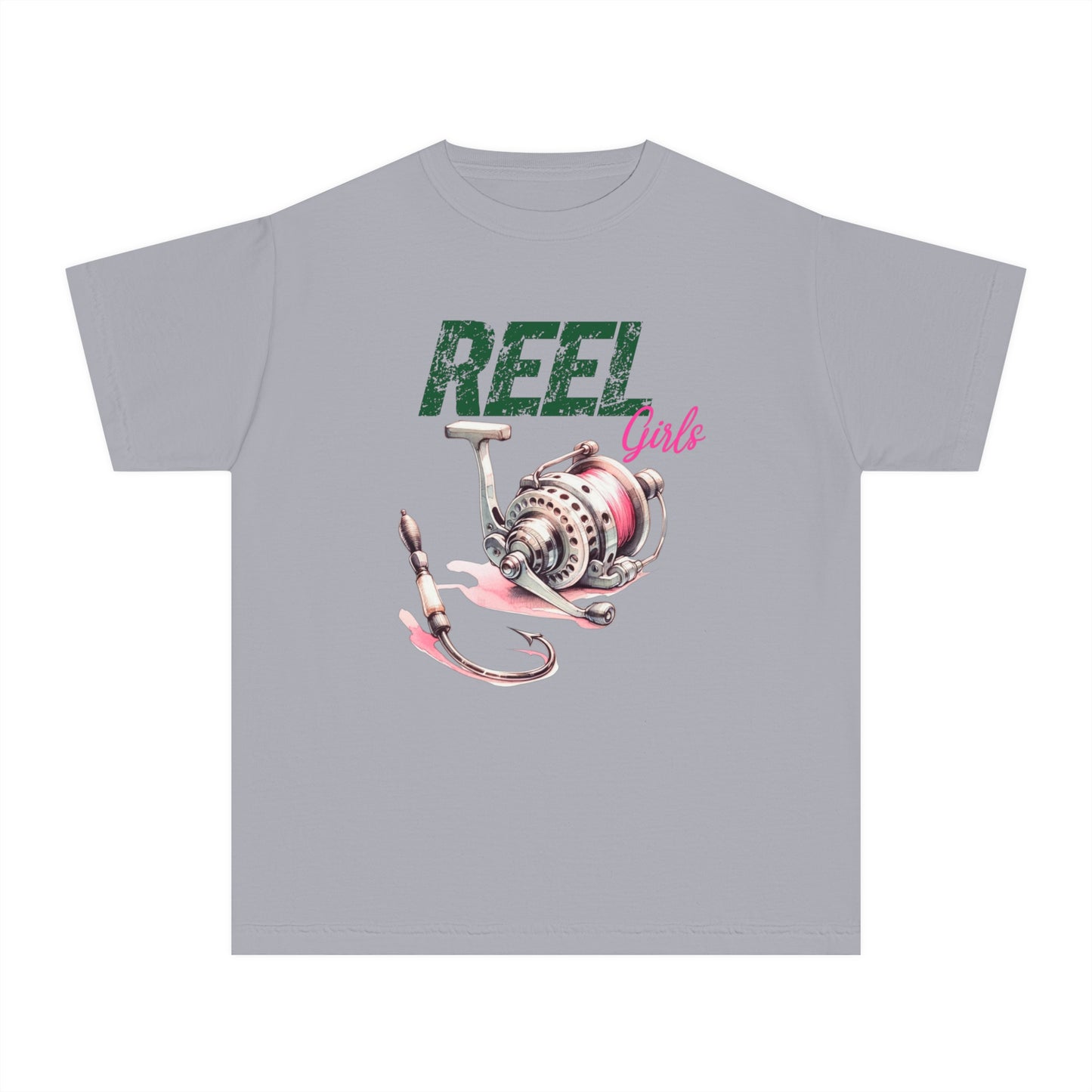 REEL Girls Youth Comfort Colors Tee