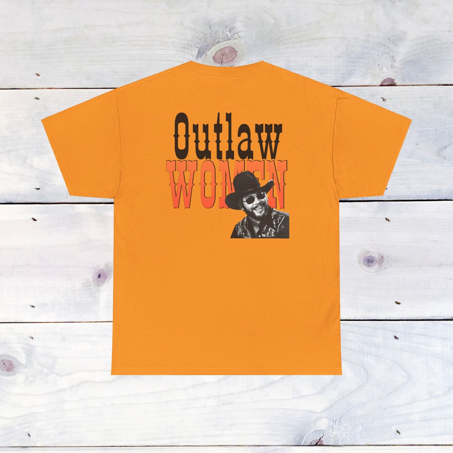 Hank Outlaw Women Unisex Cotton Tee