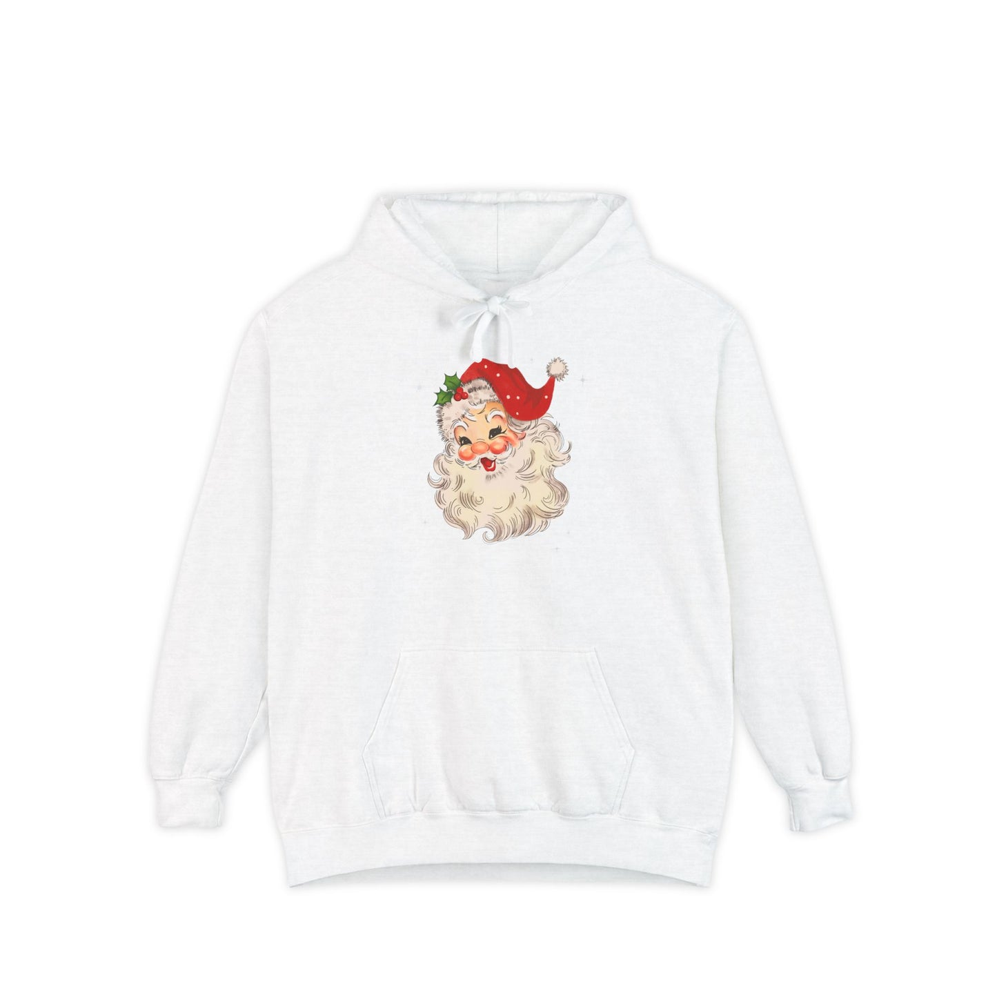Sparkle Santa Comfort Colors Hoodie