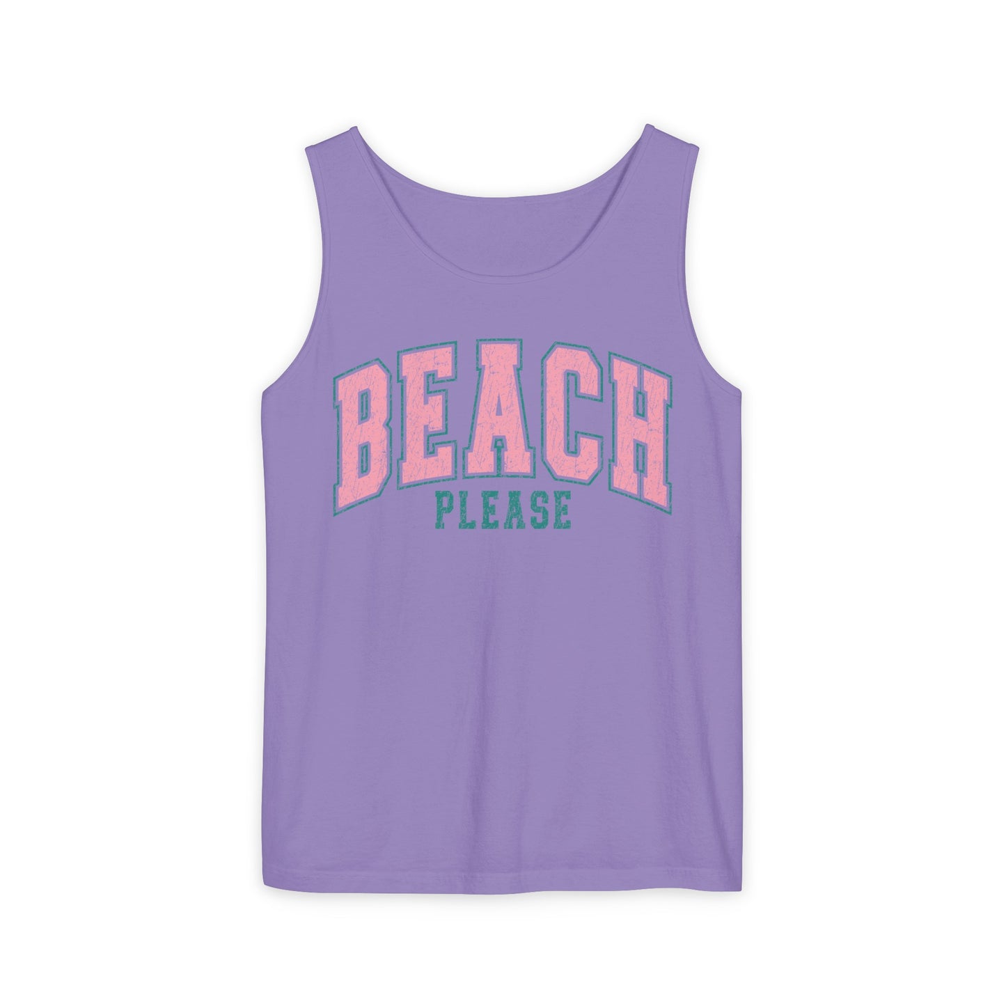 Beach Please Tank - Comfort Colors