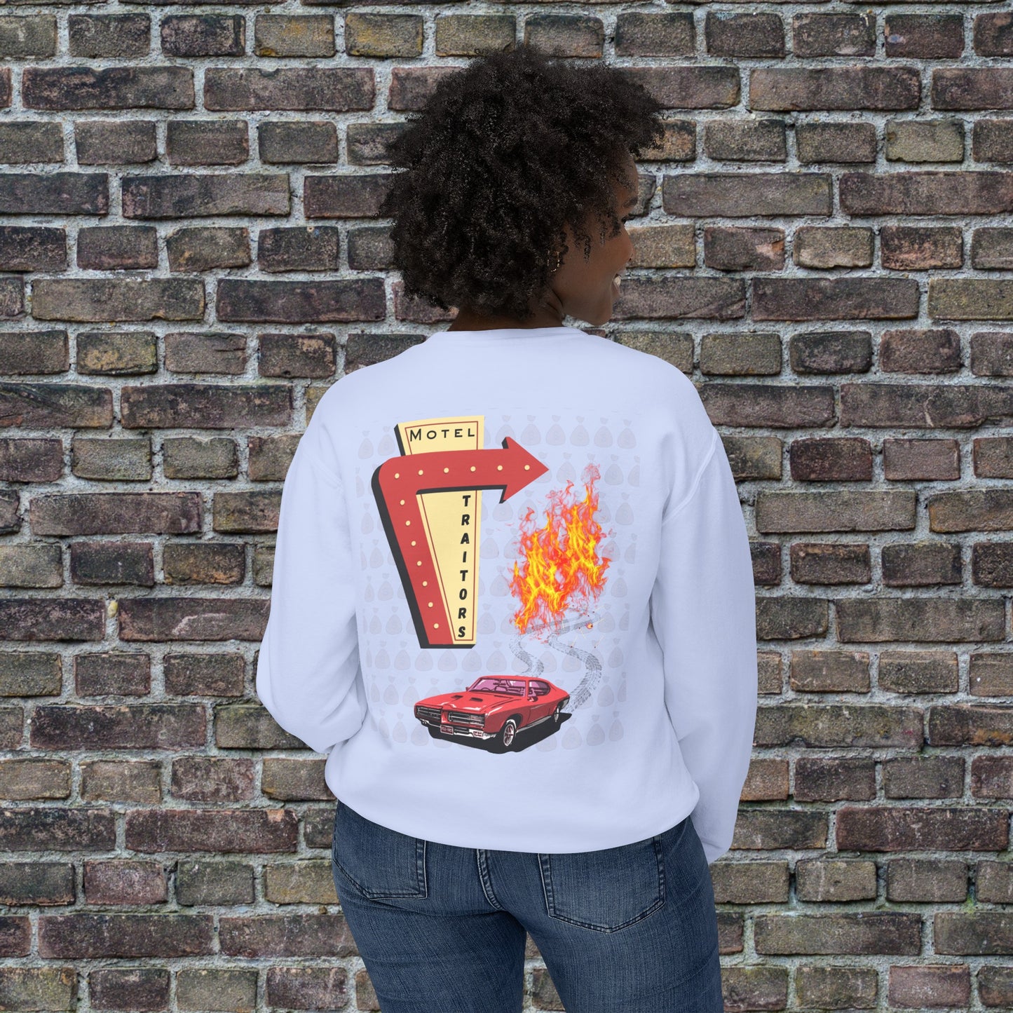 Motel Traitors, Getaway Car - Comfort Colors Sweater