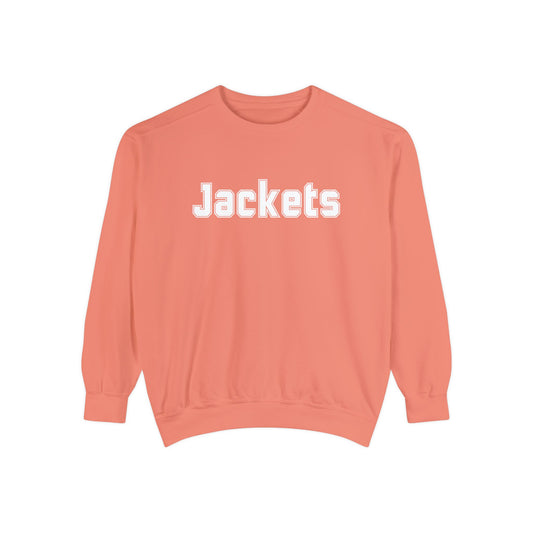Jackets Varsity White Unisex Garment-Dyed Sweatshirt