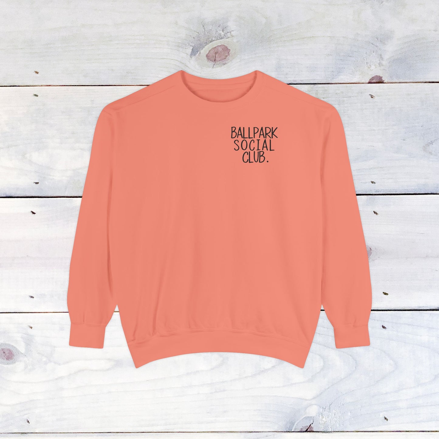 Ballpark Social Club Comfort Color Sweatshirt Black