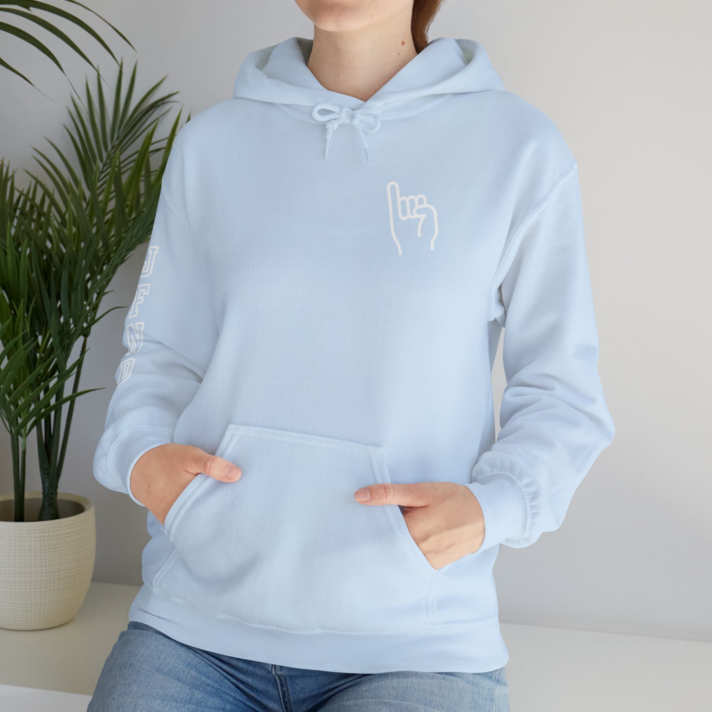 Jackets Stinger Hoodie Front - JFND Sleeve - Old School R back