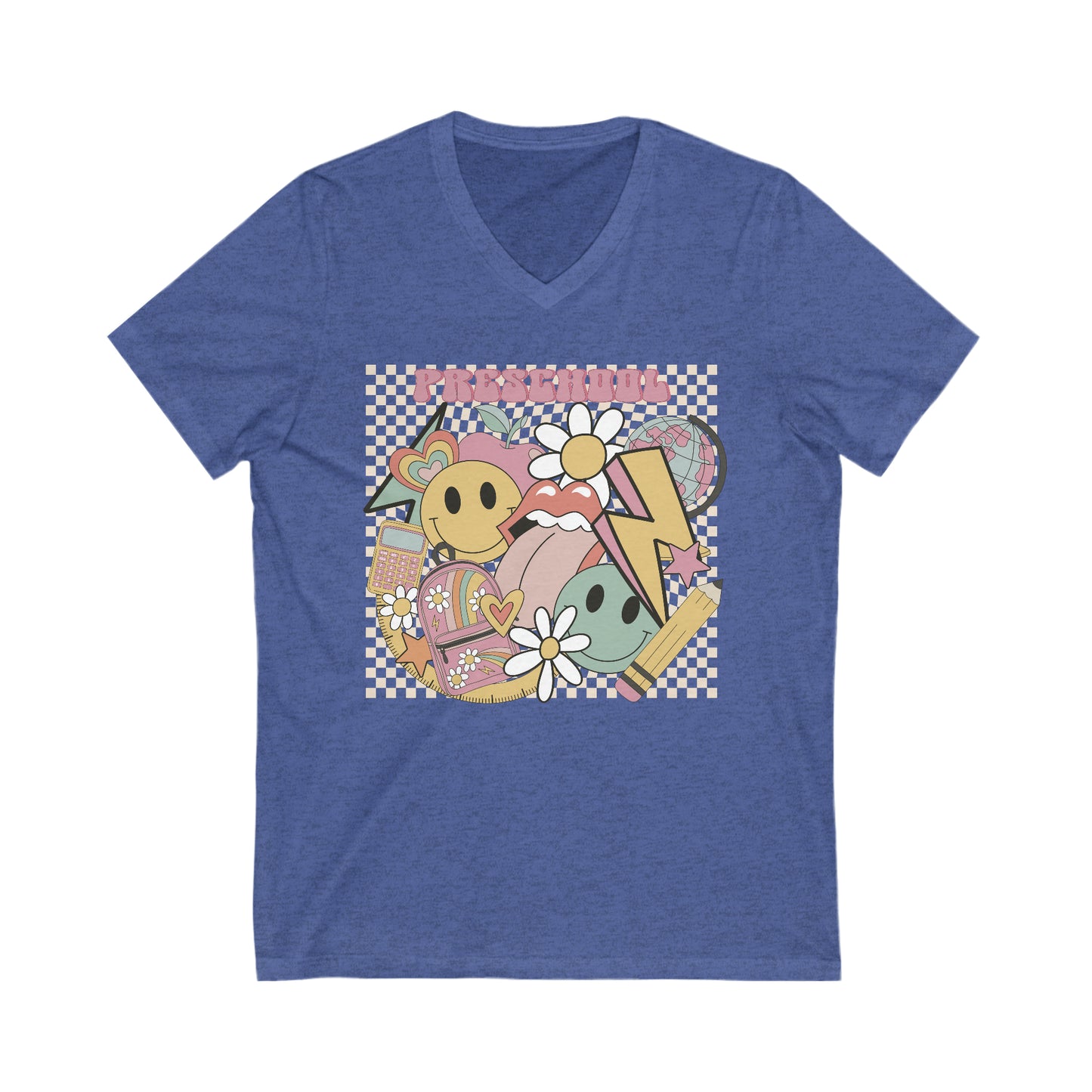 PreSchool Teacher Unisex V-Neck Tee