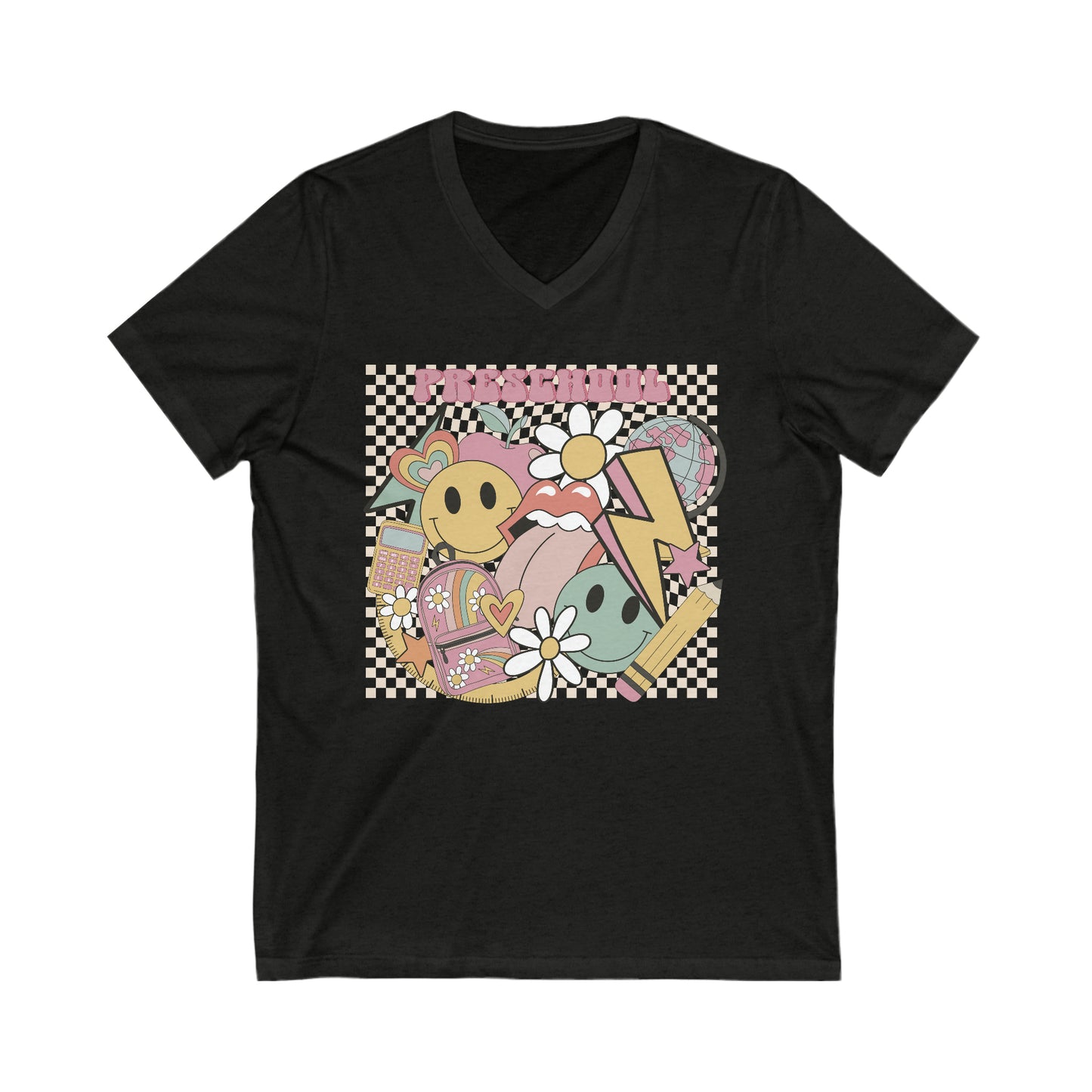PreSchool Teacher Unisex V-Neck Tee