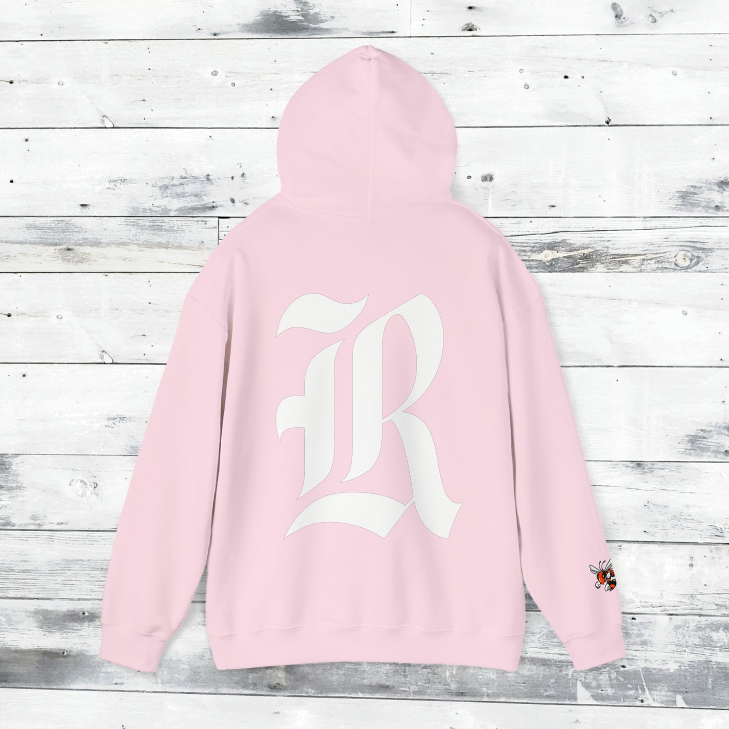 Jackets Stinger Hoodie Front - Yellow Jacket Sleeve/Cuff - Old School R back