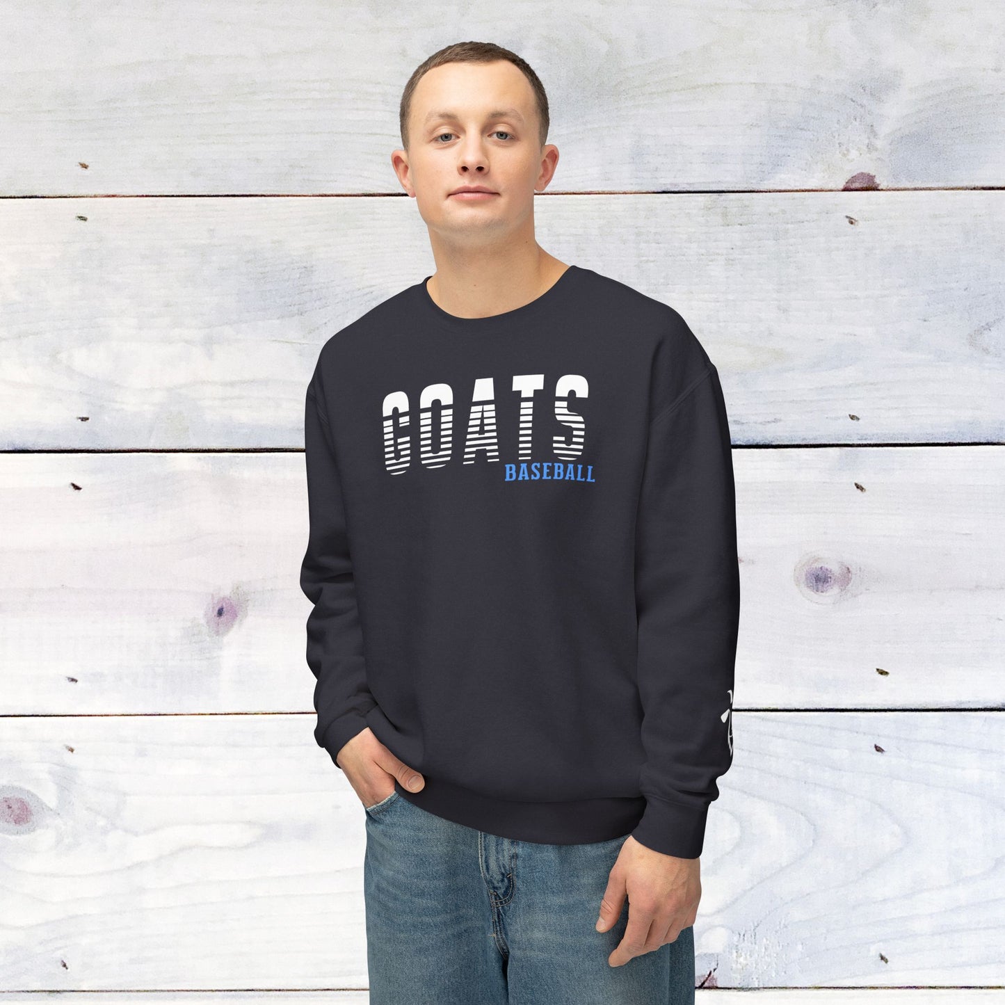 Custom GOATS  Baseball Comfort Colors Sweater