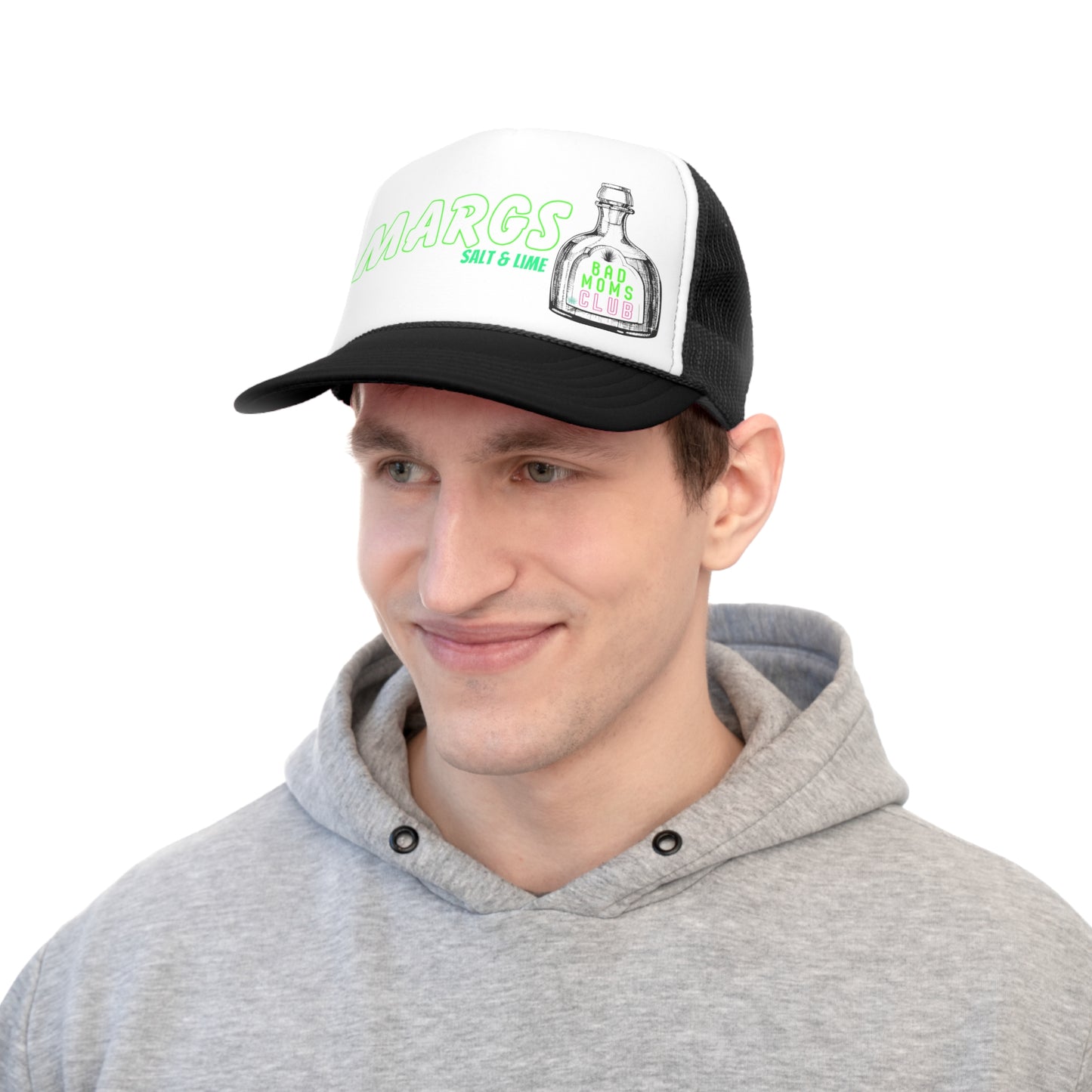 Bad Moms Club - Trucker - Marg Salt & Lime